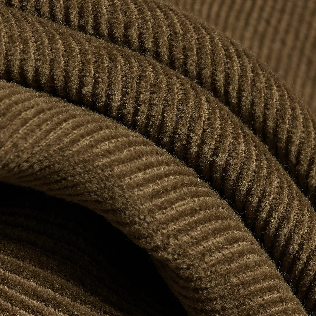 SCRIPT CORDUROY TROUSERS - MILITARY OLIVE