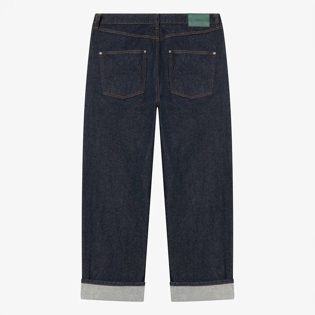 SELVEDGE DENIM PANTS - DARK BLUE