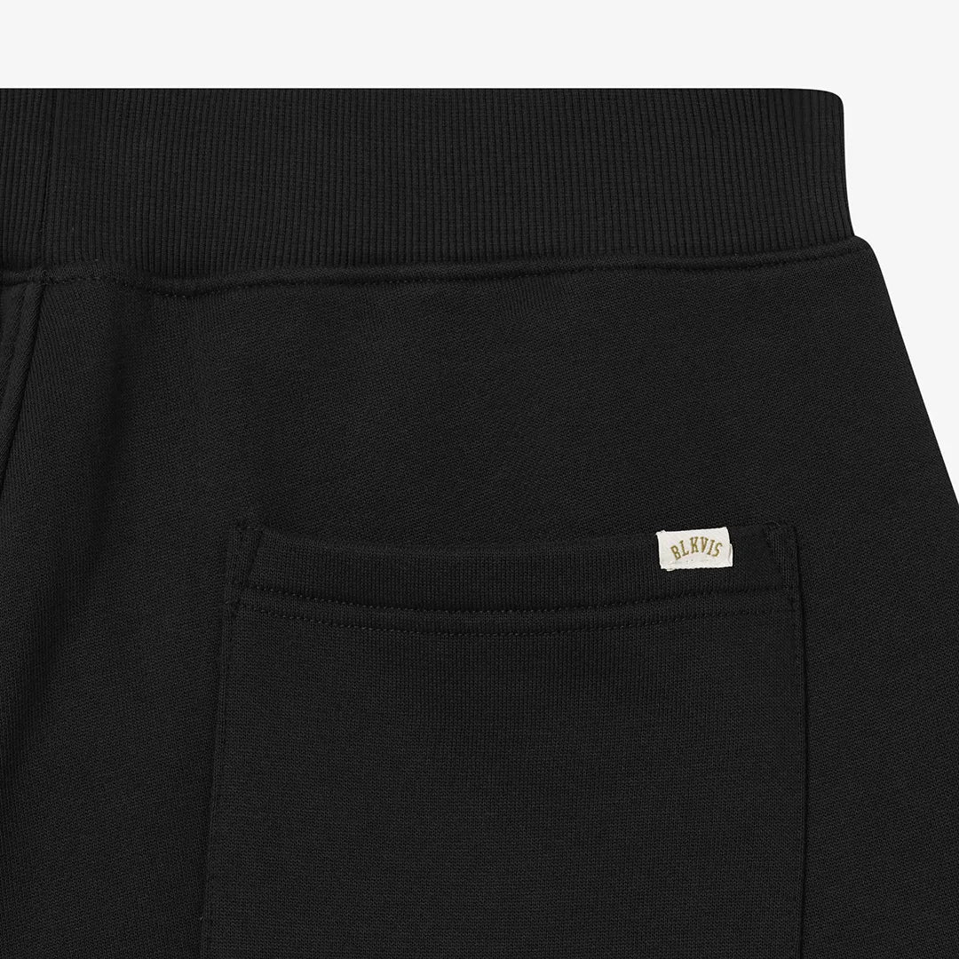 LETTERING SWEATPANTS - BLACK
