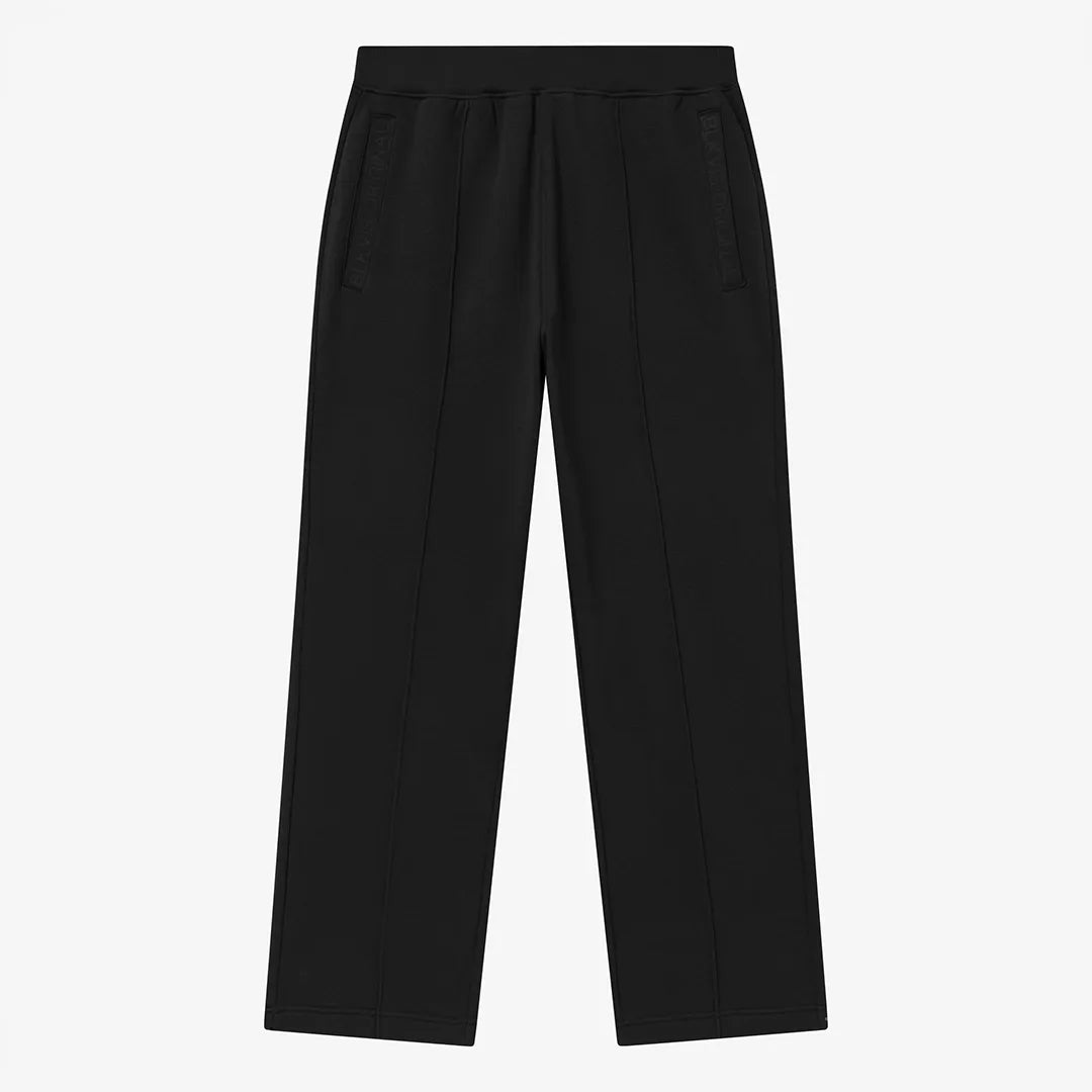 LETTERING SWEATPANTS - BLACK
