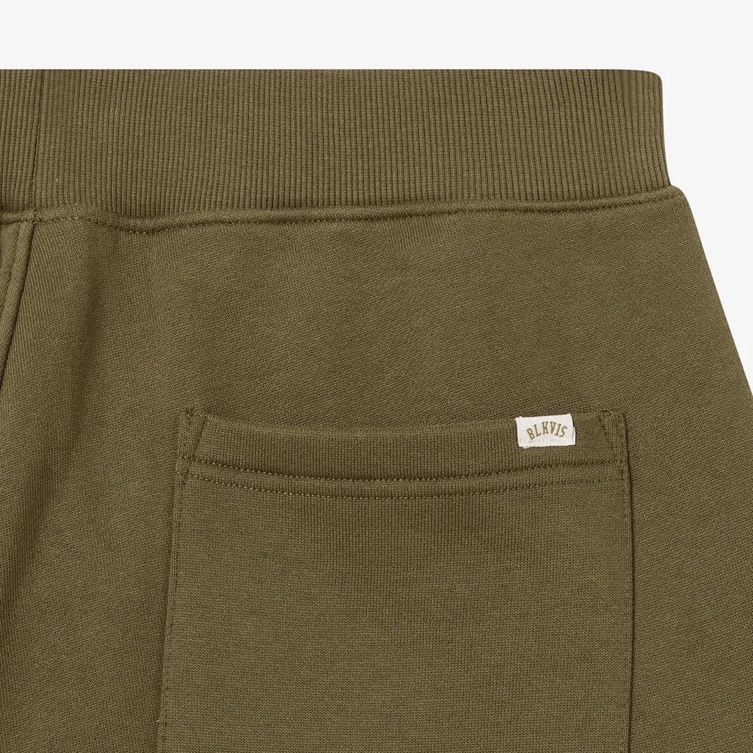LETTERING SWEATPANTS - MILITARY OLIVE