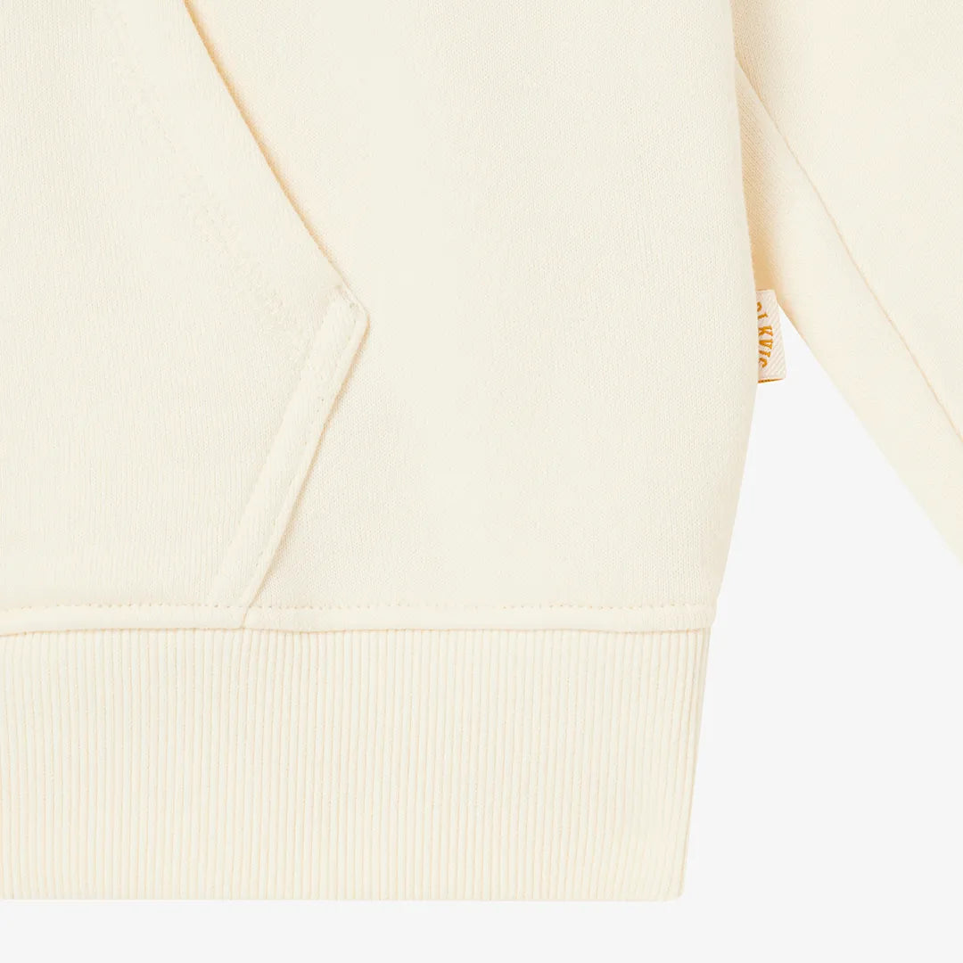 FLORAL LETTER HOODY - PAPYRUS