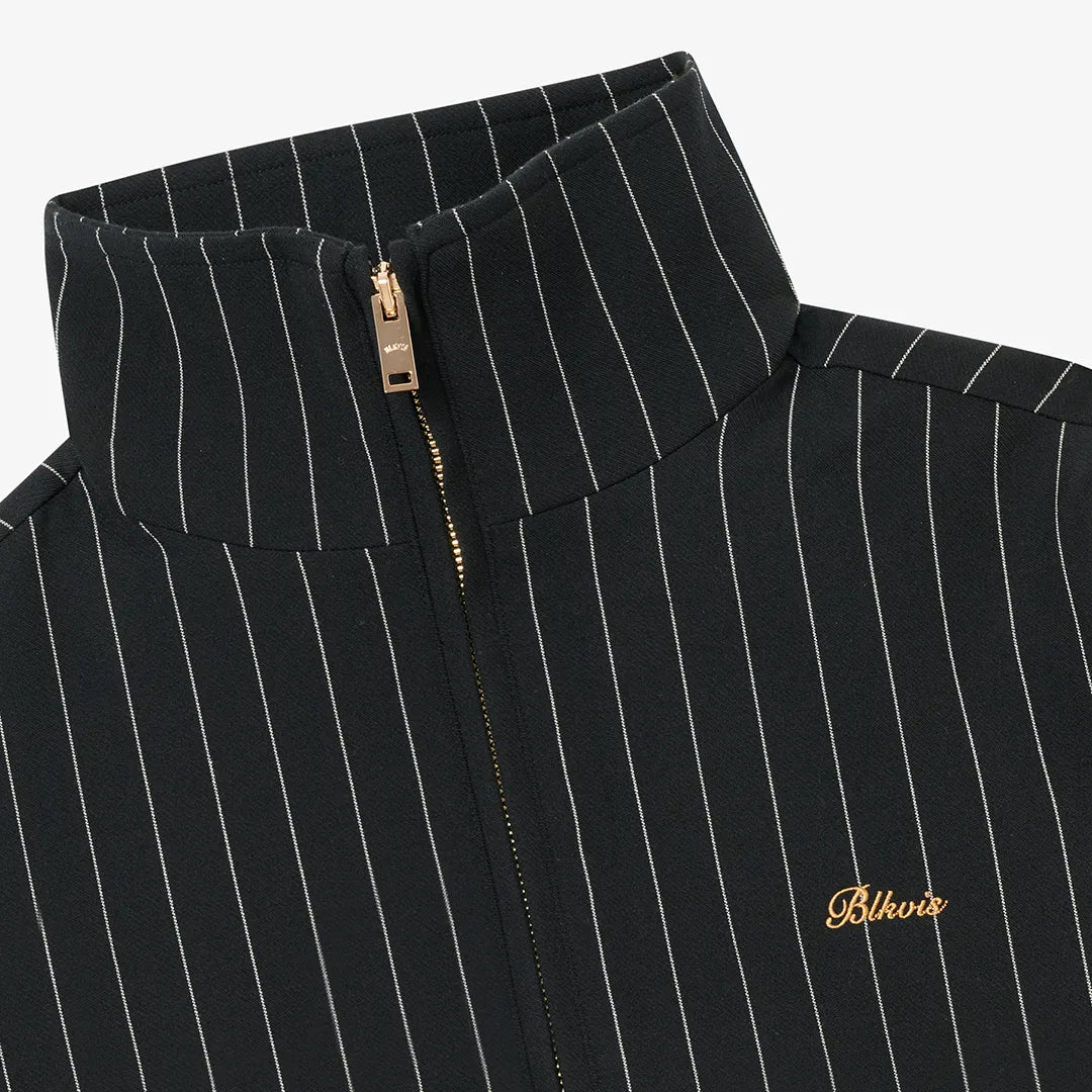 STRIPED JACKET - BLACK
