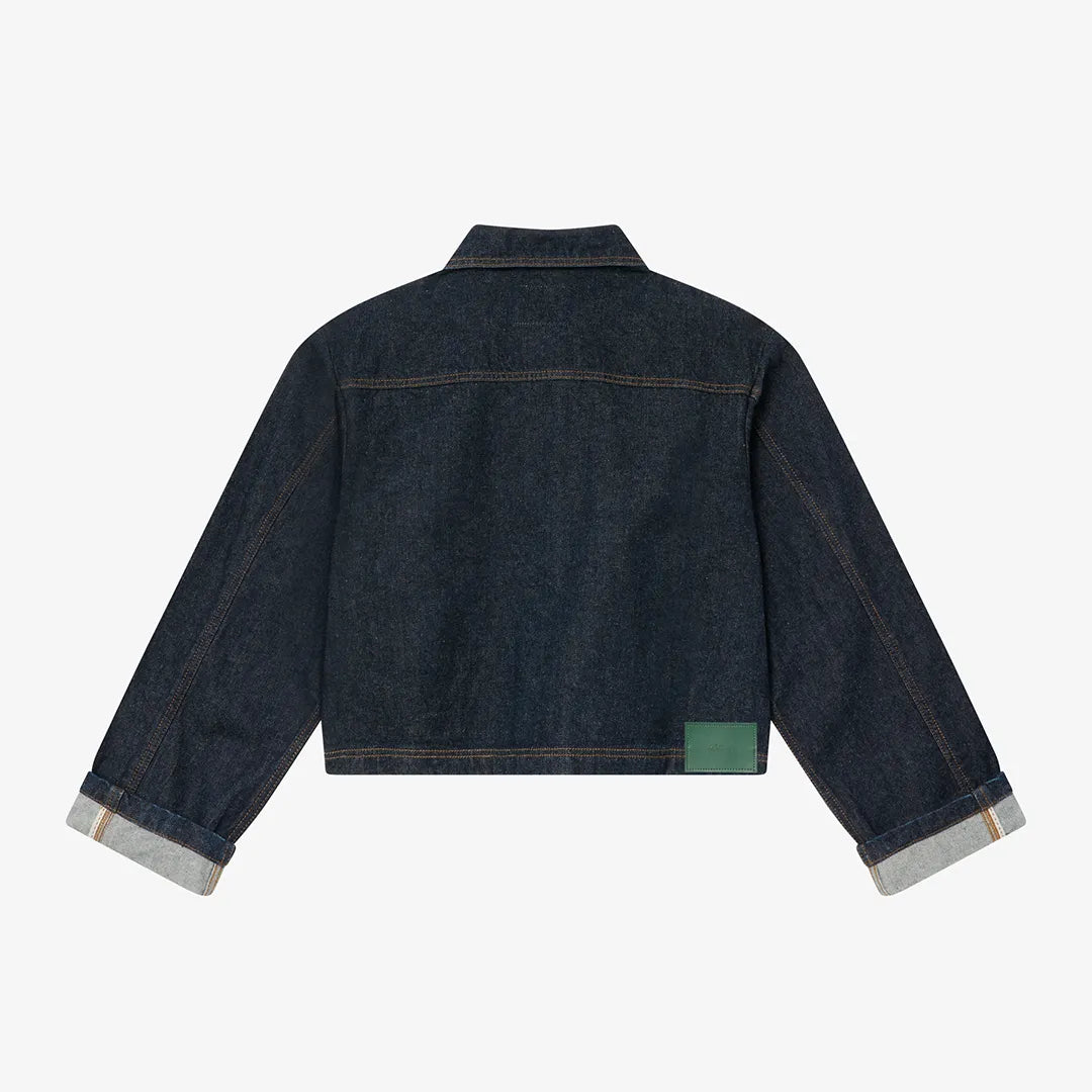 SELVEDGE DENIM JACKET - DARK BLUE