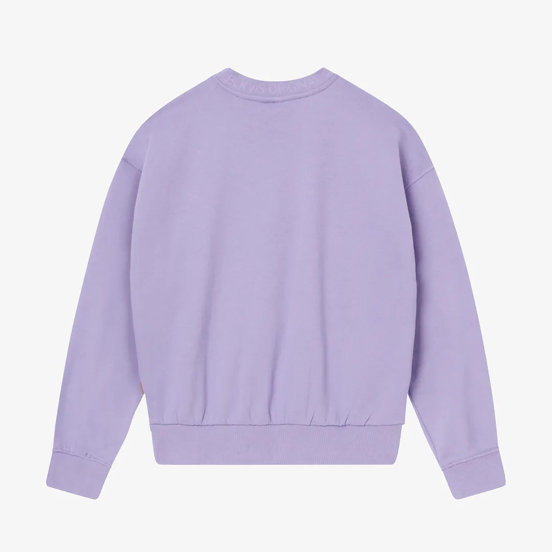 LETTERING CREWNECK - SAND VERBANA