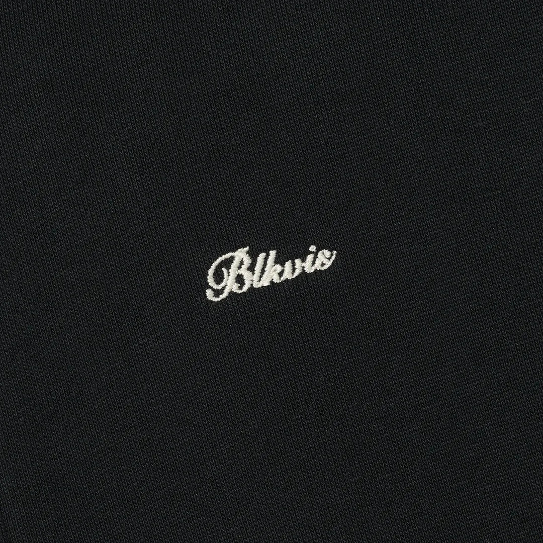 SCRIPT ZIP-HOODY - BLACK