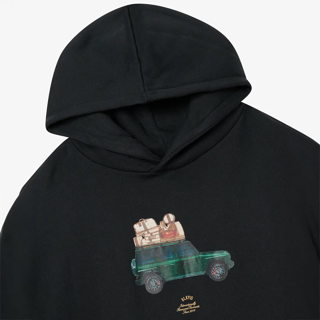 G WAGON HOODY - BLACK