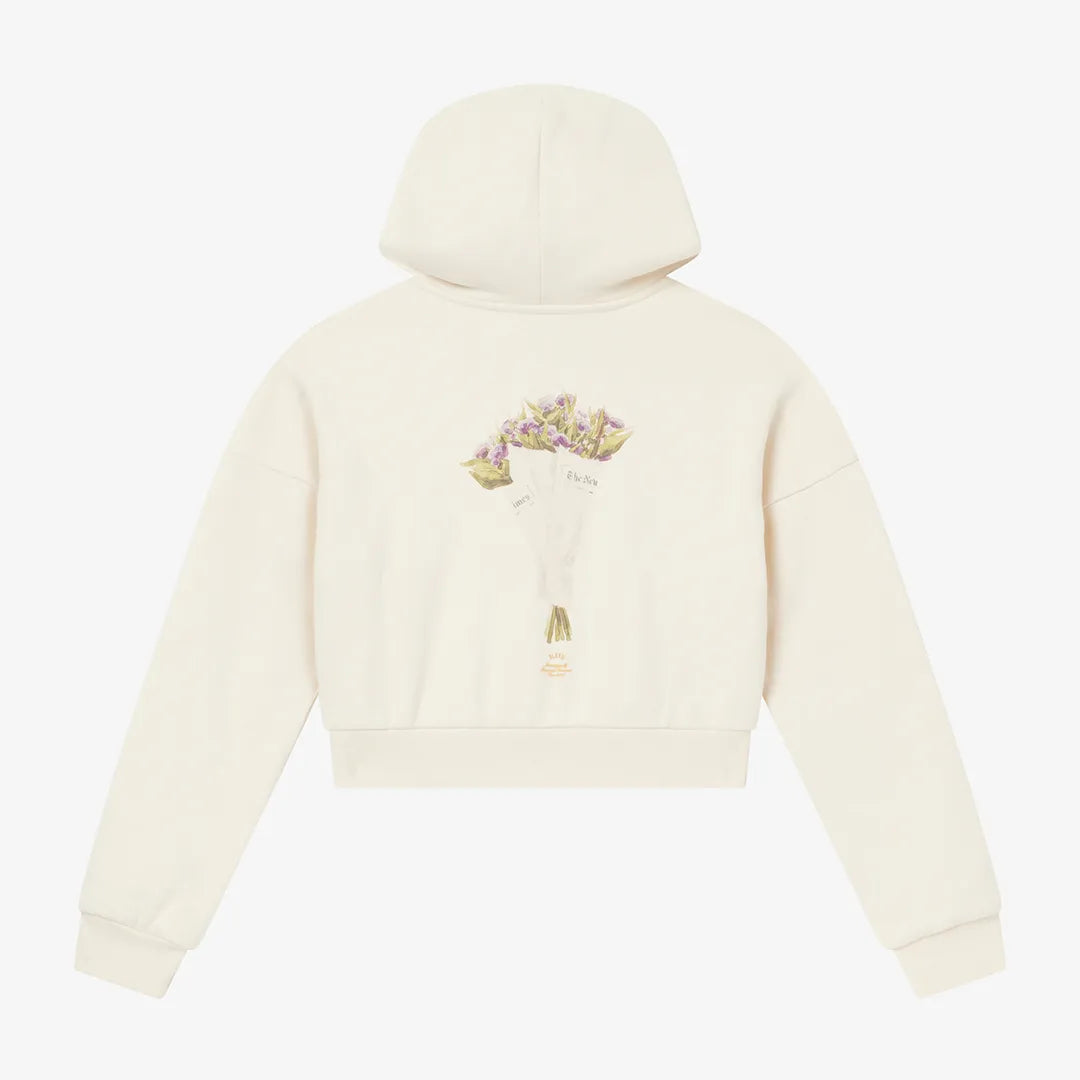 FLOWER BOUQUET HOODY - PAPYRUS