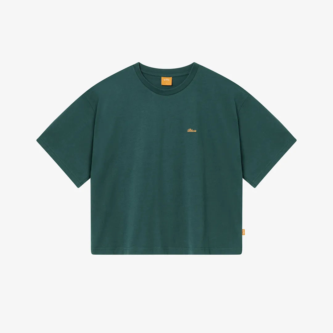 SCRIPT TEE - SEA MOSS