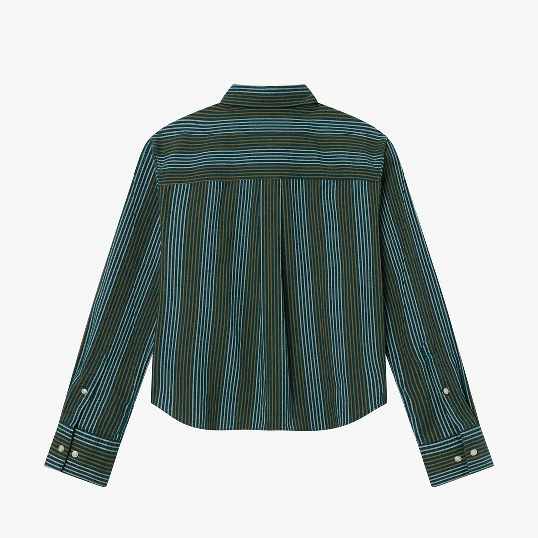 SCRIPT HEAVY SHIRT - SEA MOSS