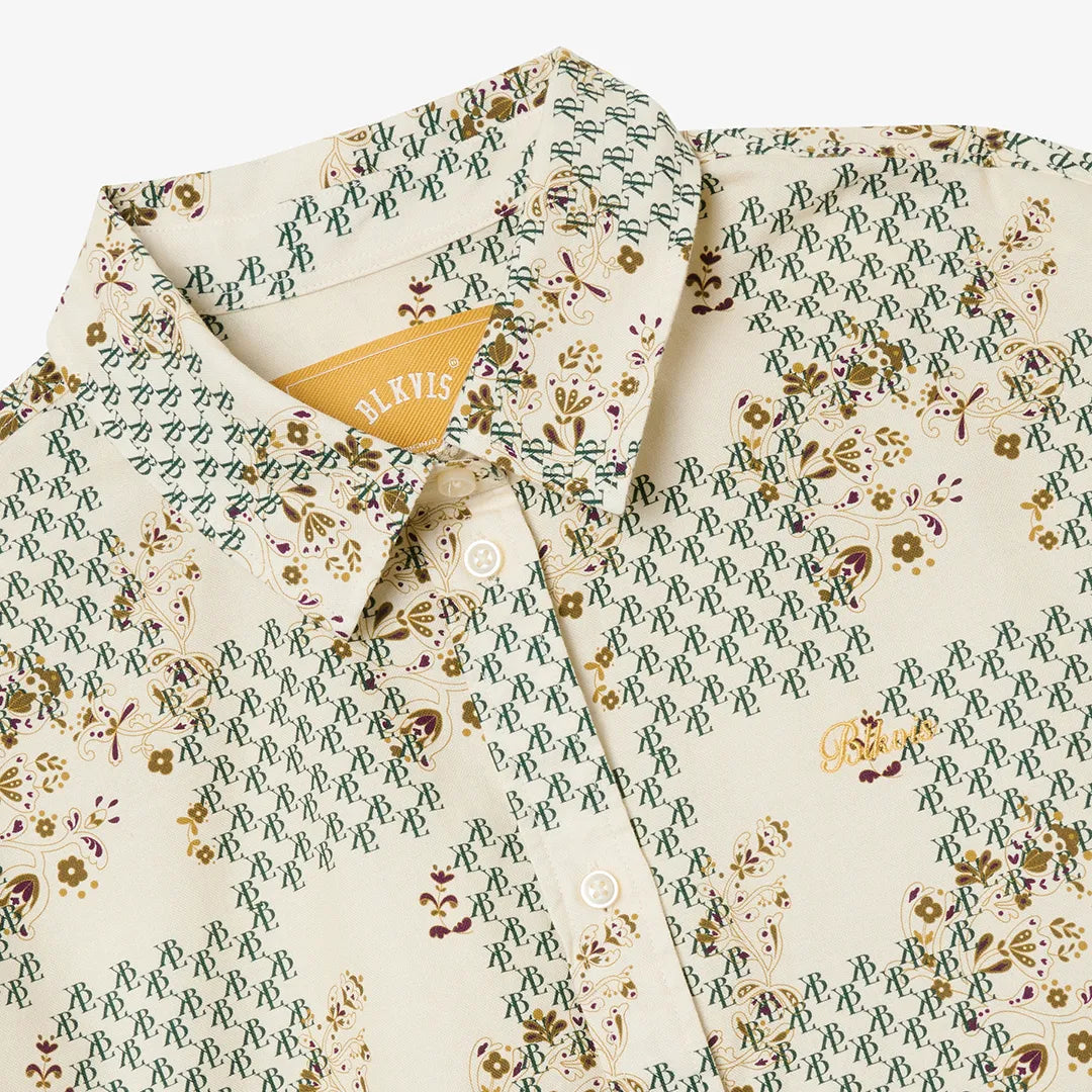 FLORAL PRINT SHIRT - PAPYRUS