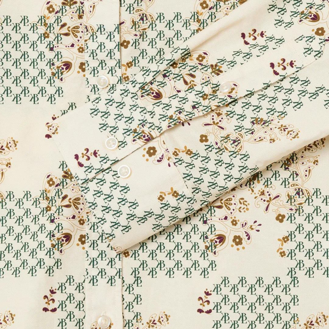FLORAL PRINT SHIRT - PAPYRUS