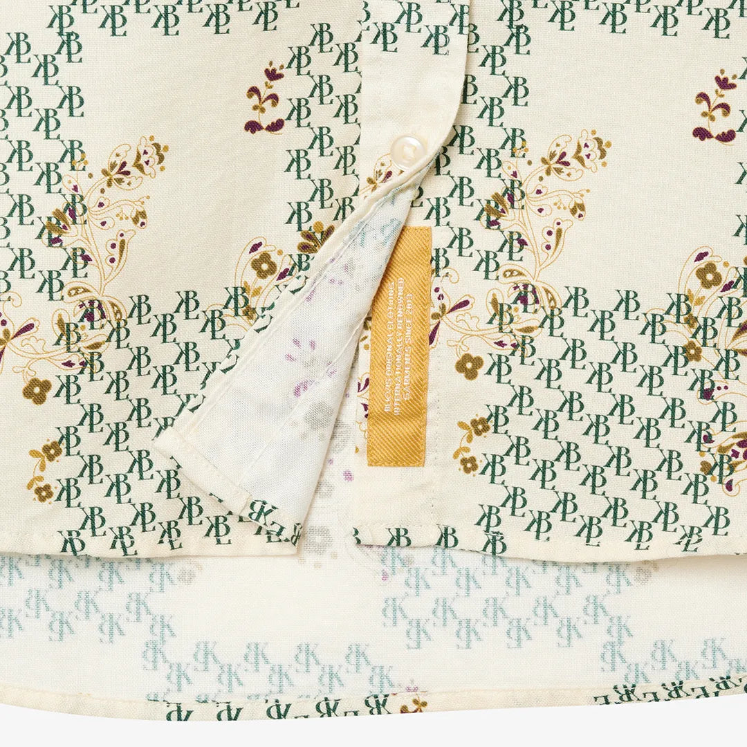 FLORAL PRINT SHIRT - PAPYRUS
