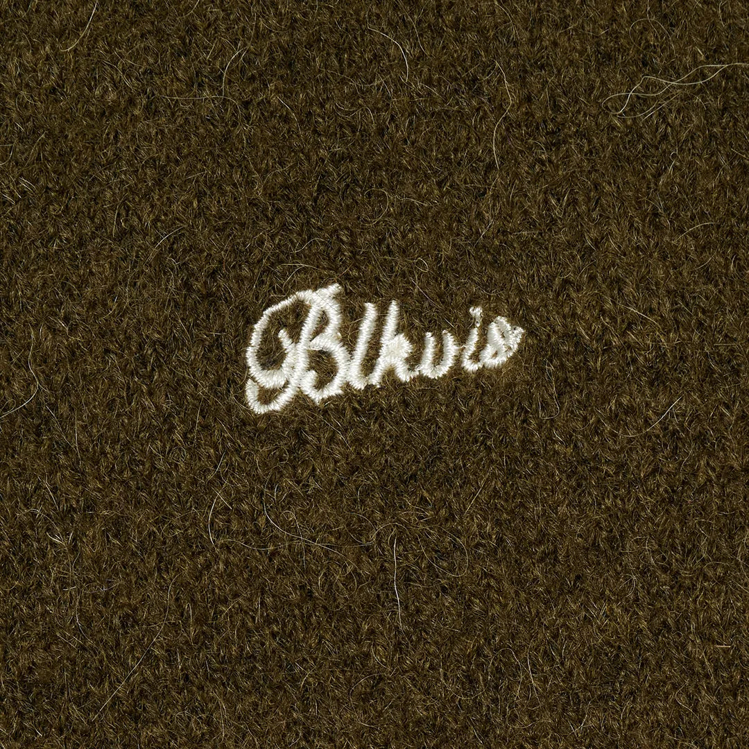 HAIRY STRUCTURE CARDIGAN - MILITARY OLIVE