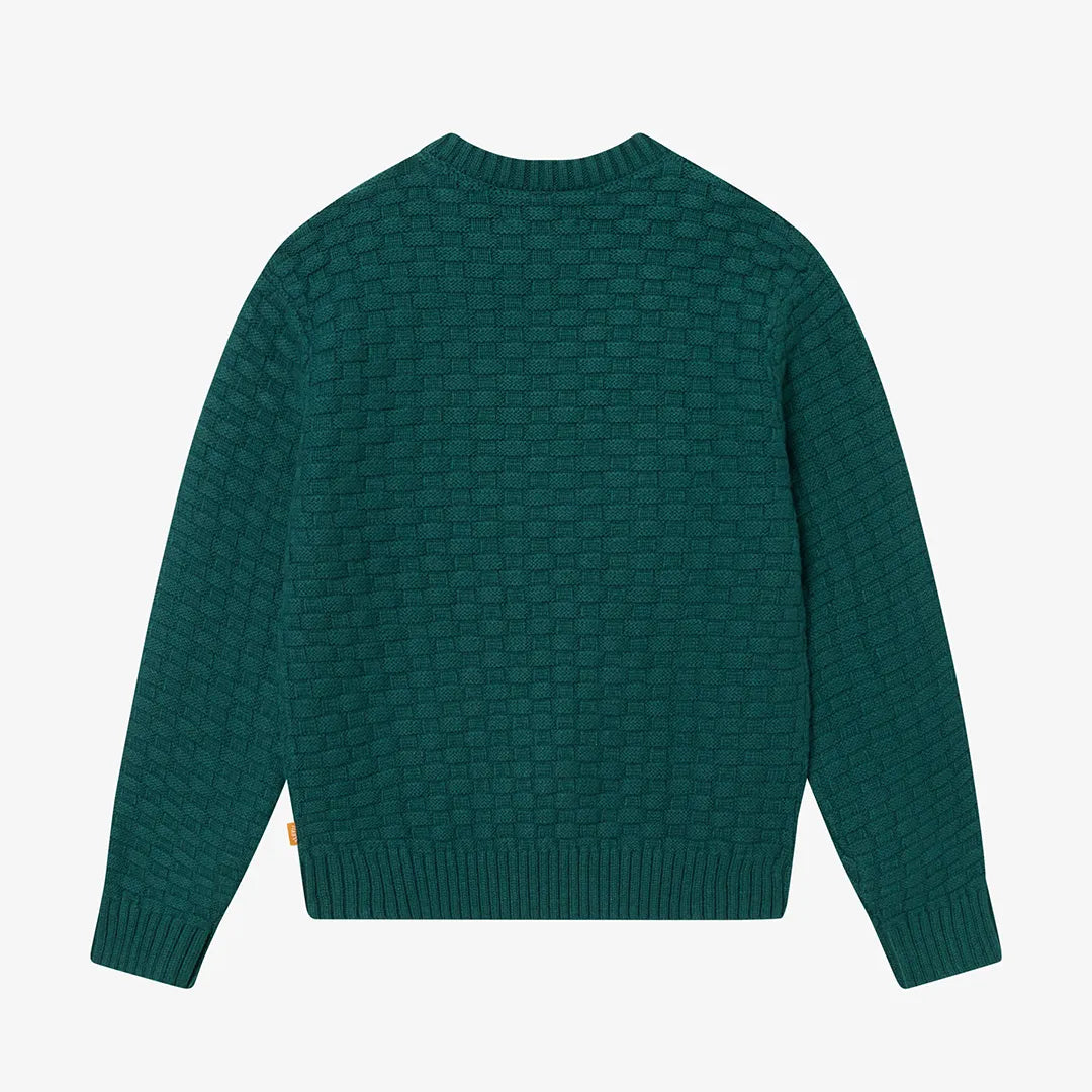 STRUCTURED SWEATER - SEA MOSS