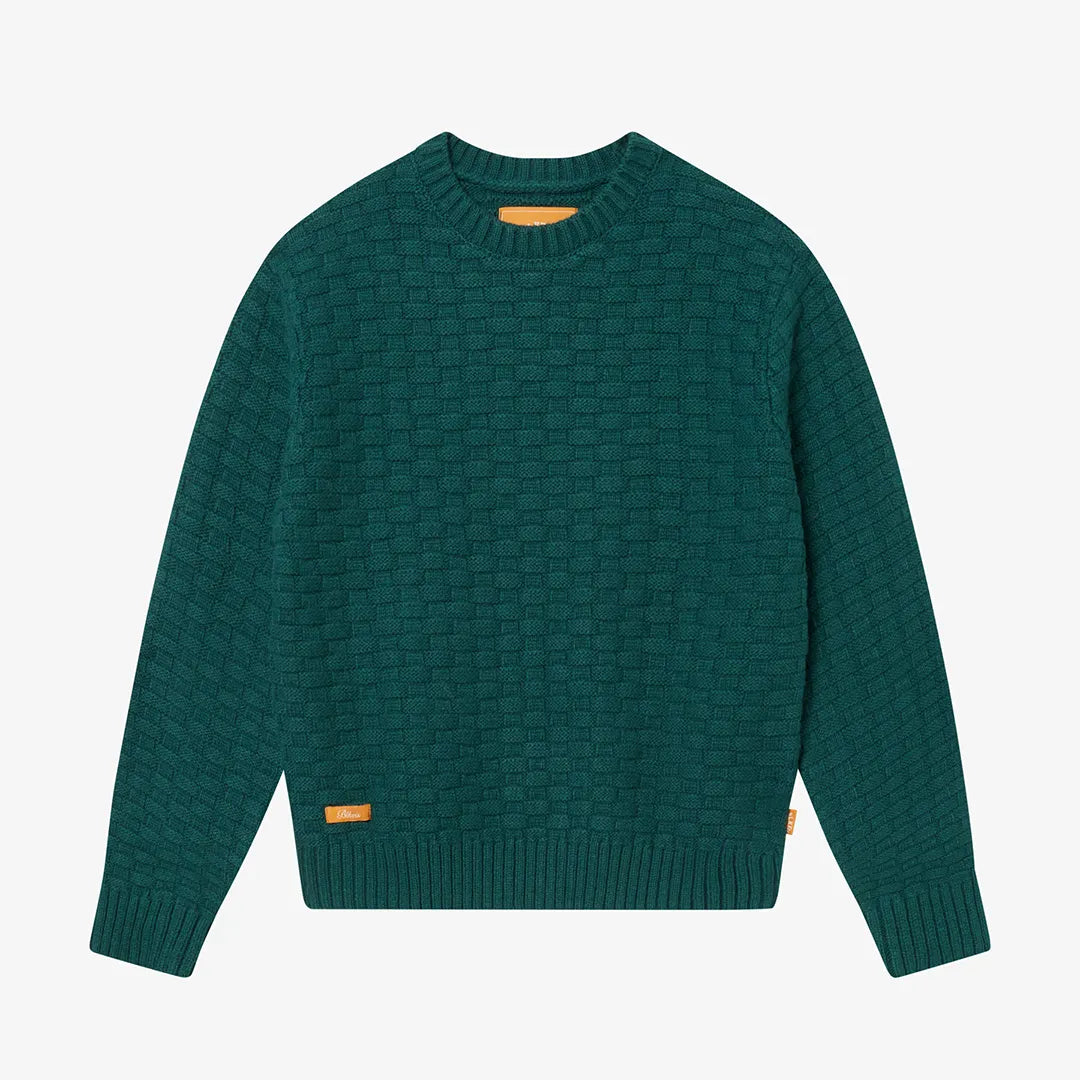 STRUCTURED SWEATER - SEA MOSS