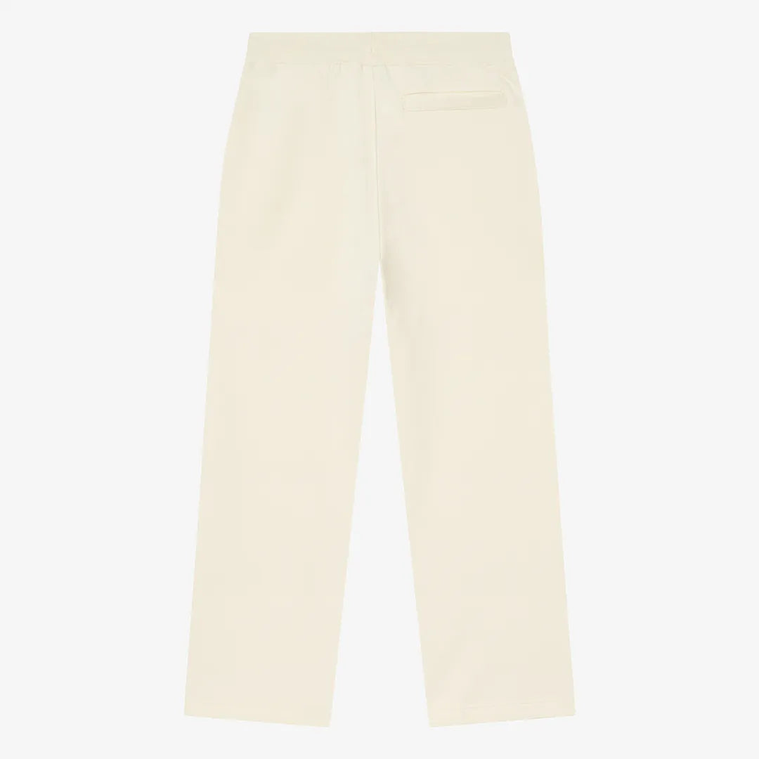 PLEATED STRAIGHT LEG SWEATPANTS - PAPYRUS