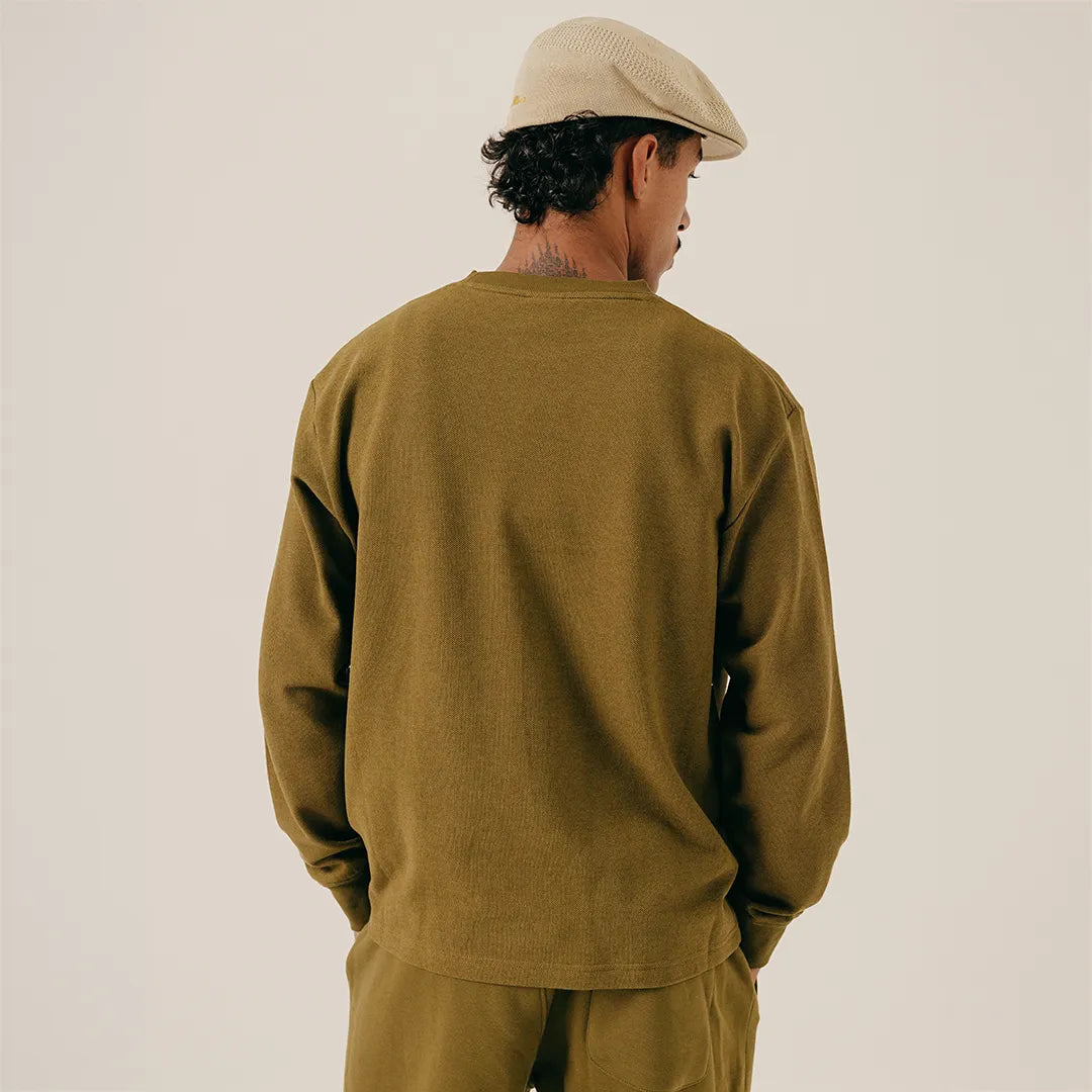 HEAVY LONGSLEEVE - MILITARY OLIVE