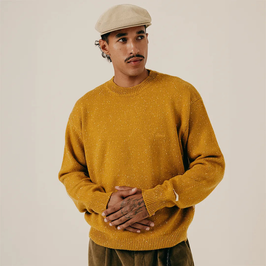 NEP CREWNECK SWEATER - WOOD THRUSH