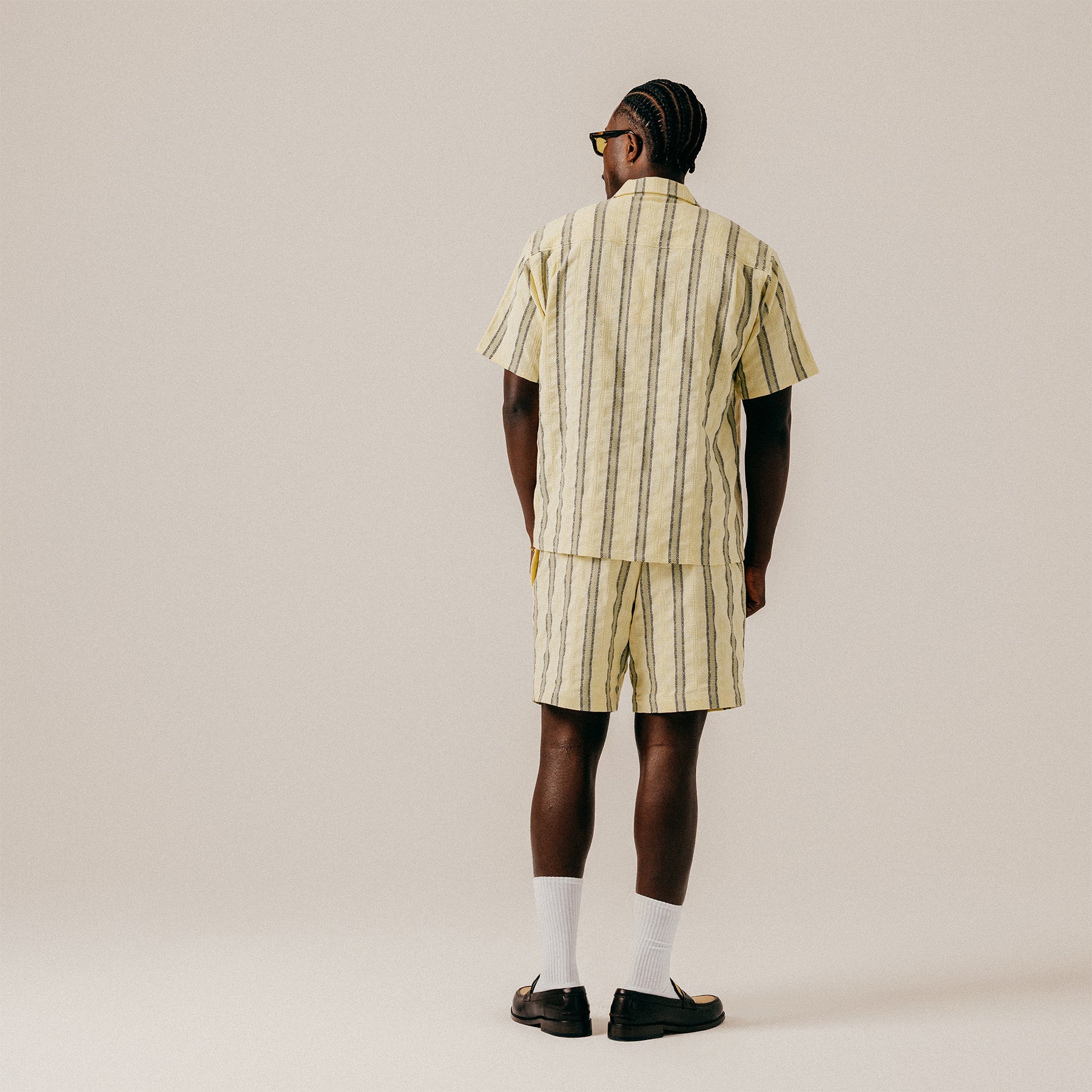 STRUCTURED JAQUARD SHIRT - FLAN