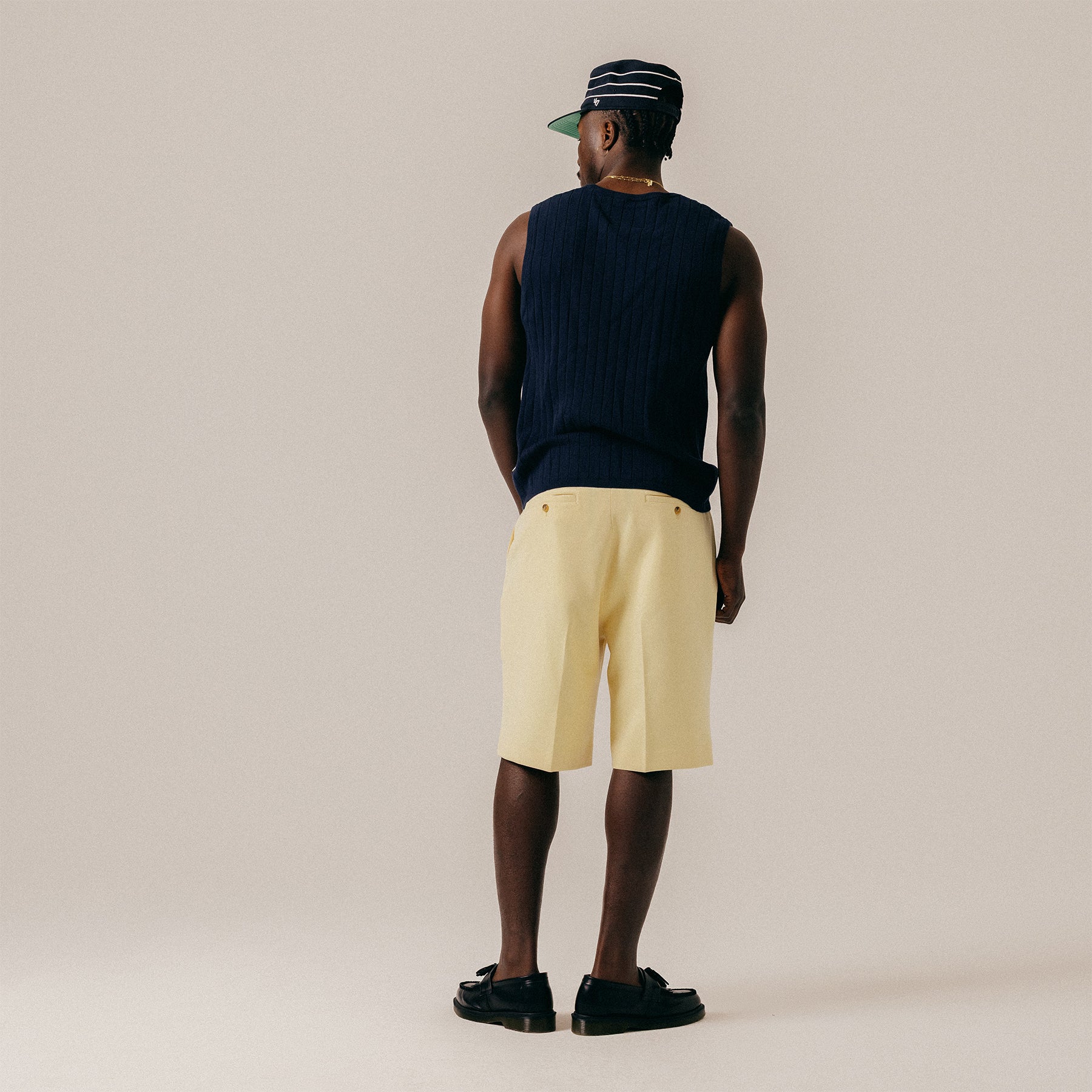 SCRIPT TANK TOP - BLUEBERRY
