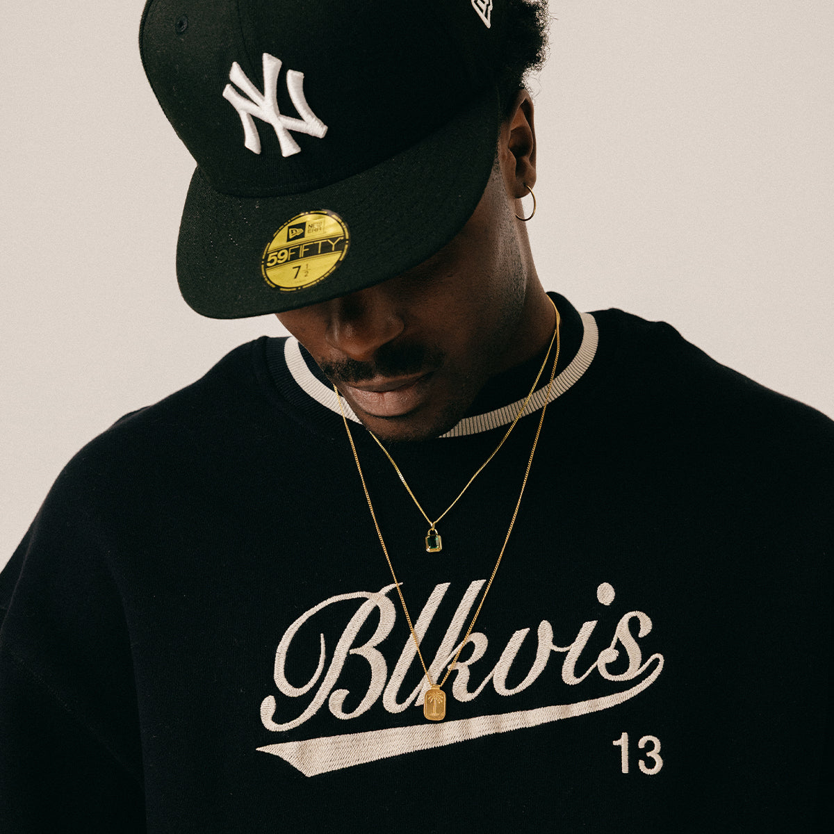 ATHLETICS CREWNECK - BLACK