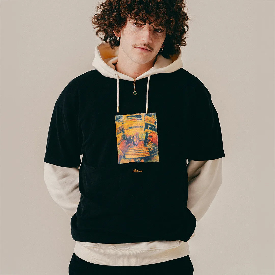 DIGGIN CRATES TEE - BLACK
