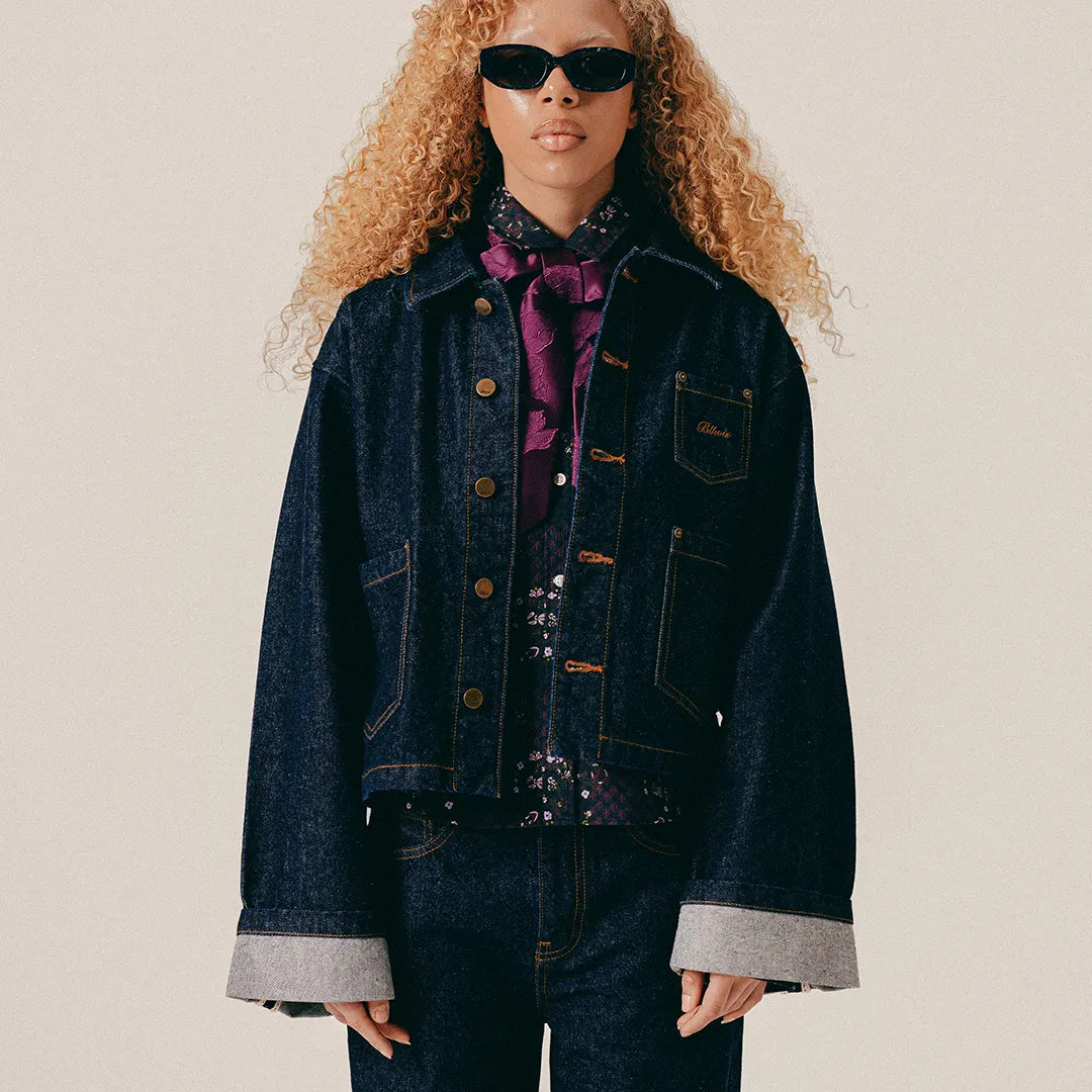 SELVEDGE DENIM JACKET - DARK BLUE