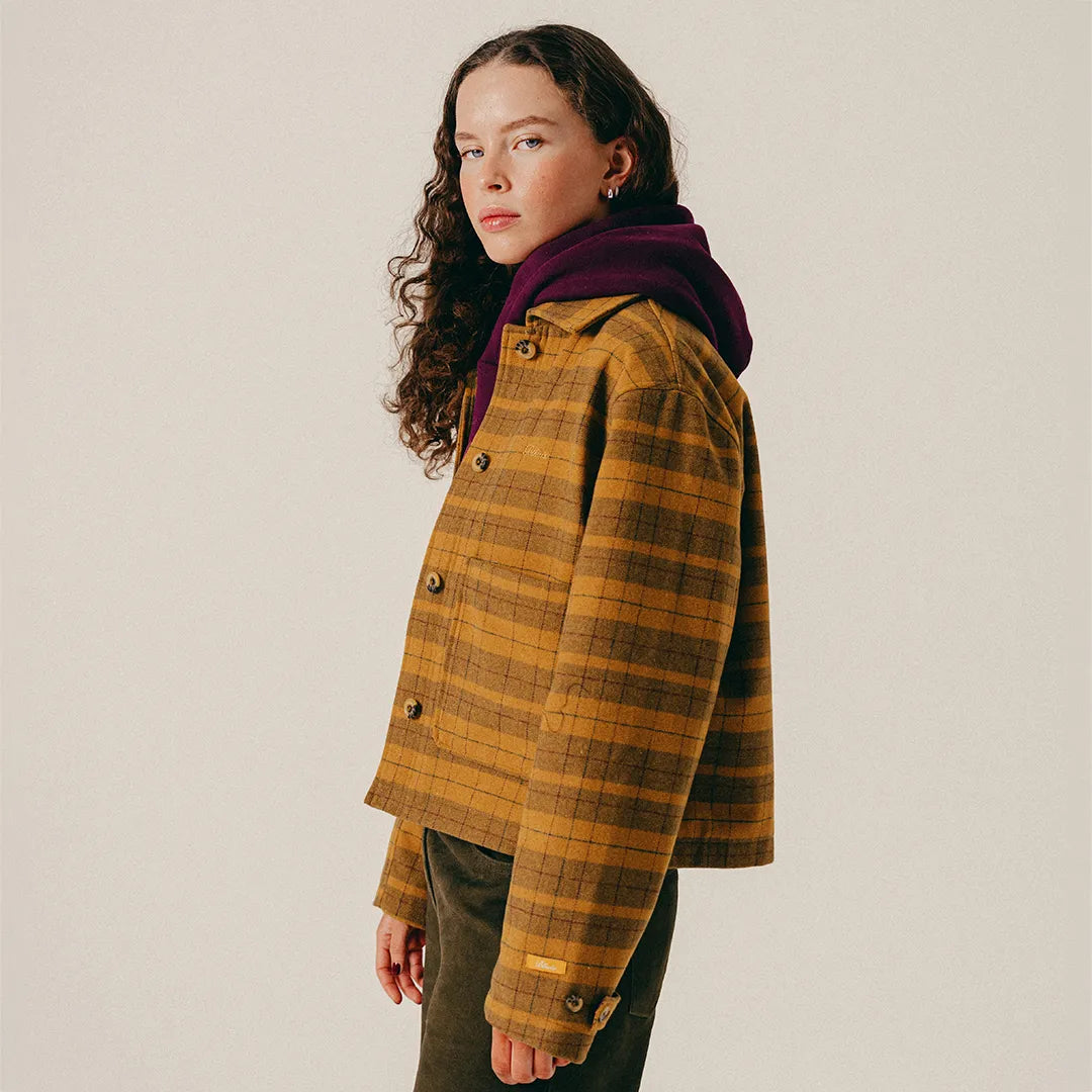 SCRIPT WOOL OVERCOAT - MILITARY OLIVE