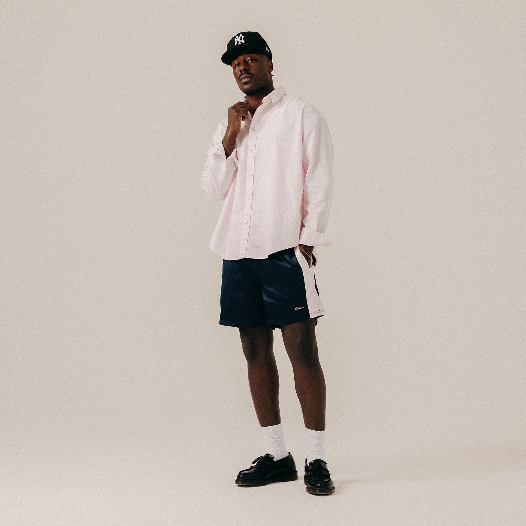 SCRIPT HEAVY SHIRT - CRADLE PINK