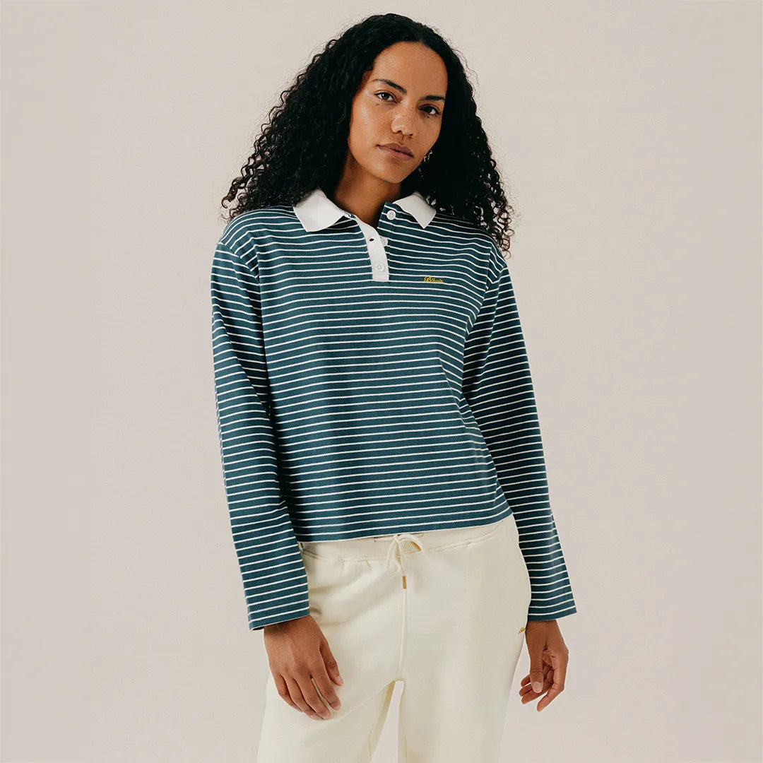 STRIPED LONGSLEEVE - SEA MOSS
