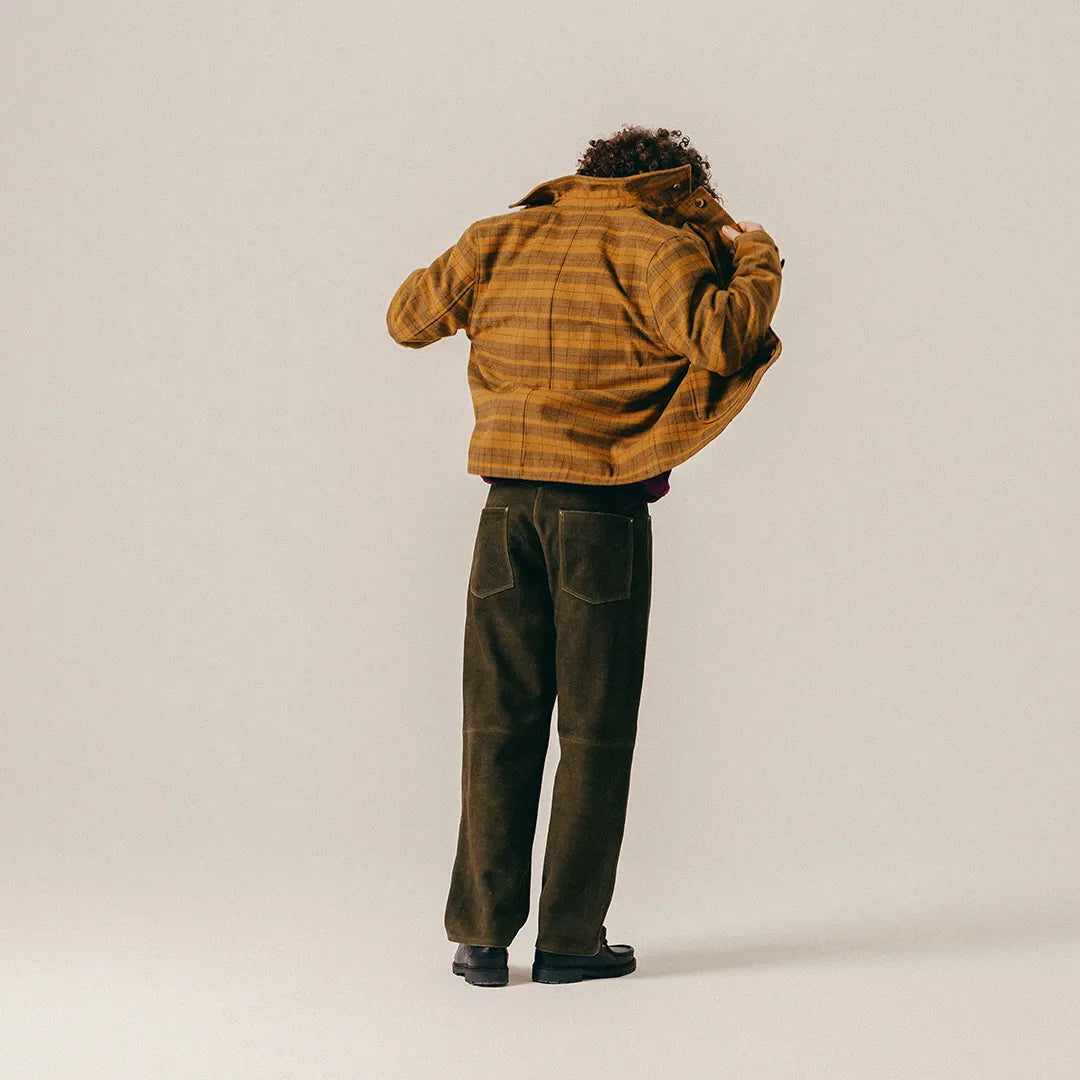SCRIPT WOOL OVERCOAT - MILITARY OLIVE