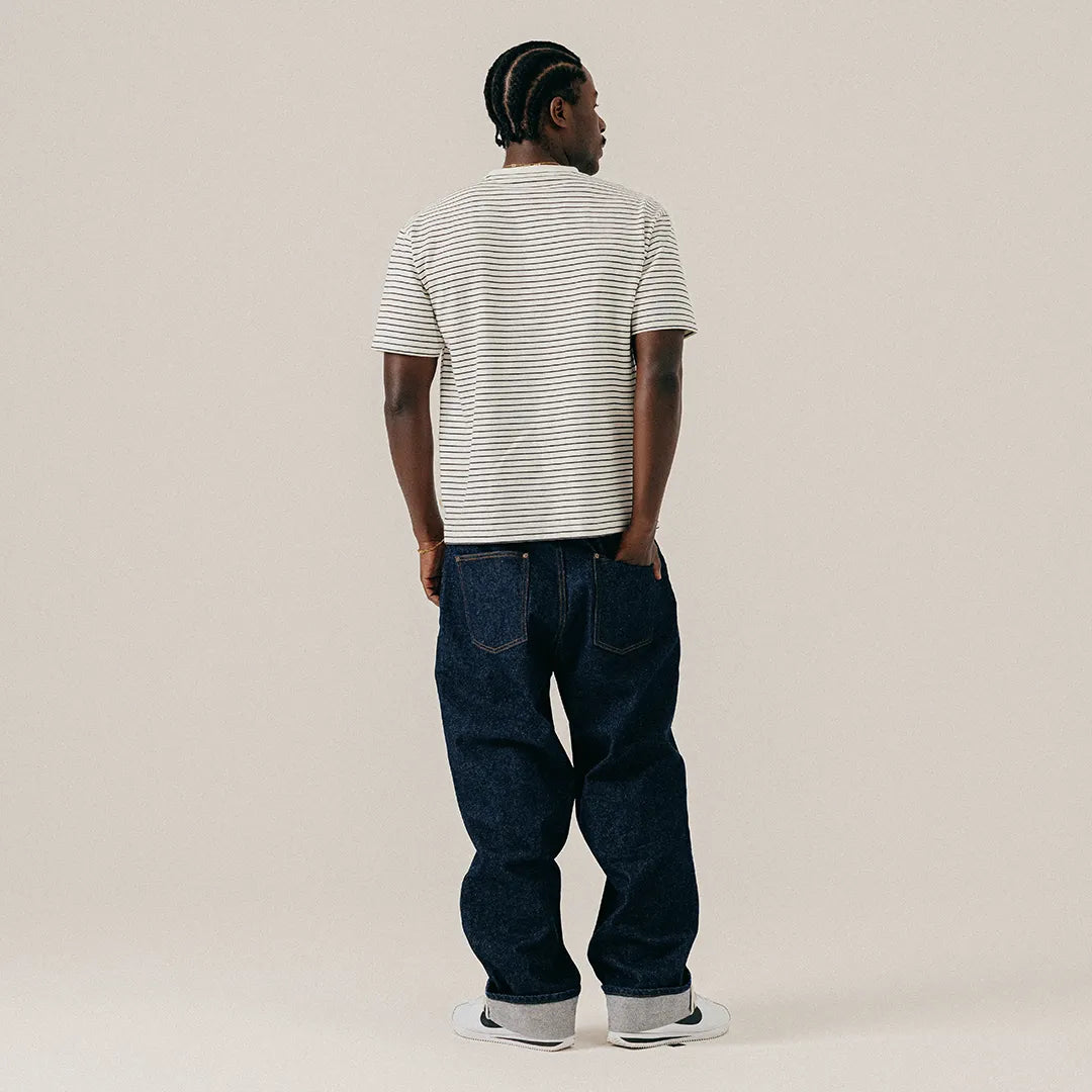 STRIPED TEE - PAPYRUS