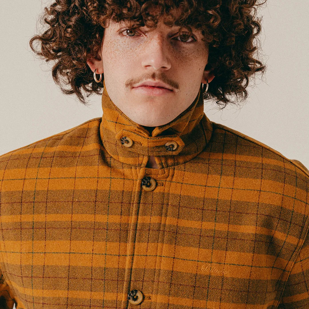 SCRIPT WOOL OVERCOAT - MILITARY OLIVE