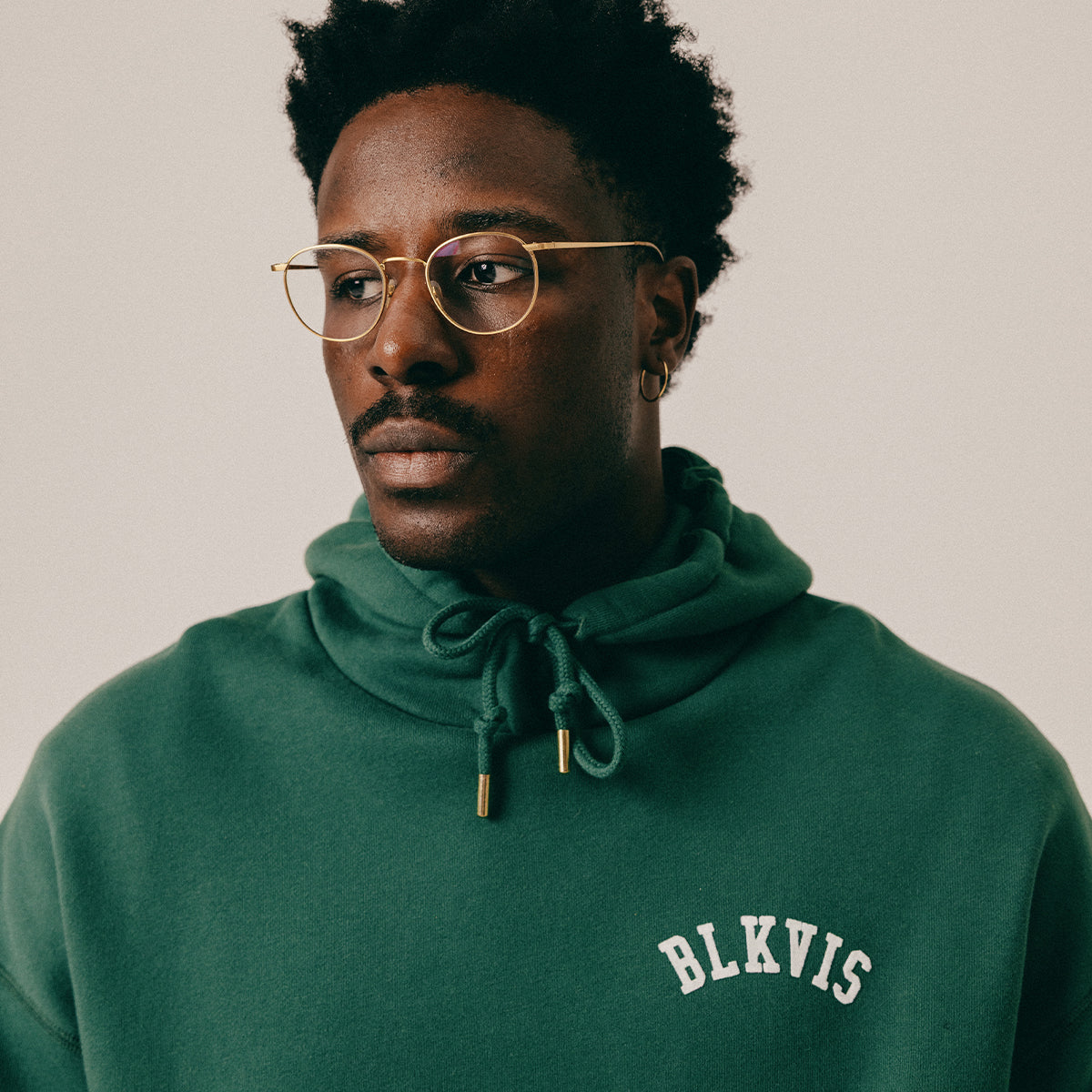 LOGO HOODY - HUNTER GREEN