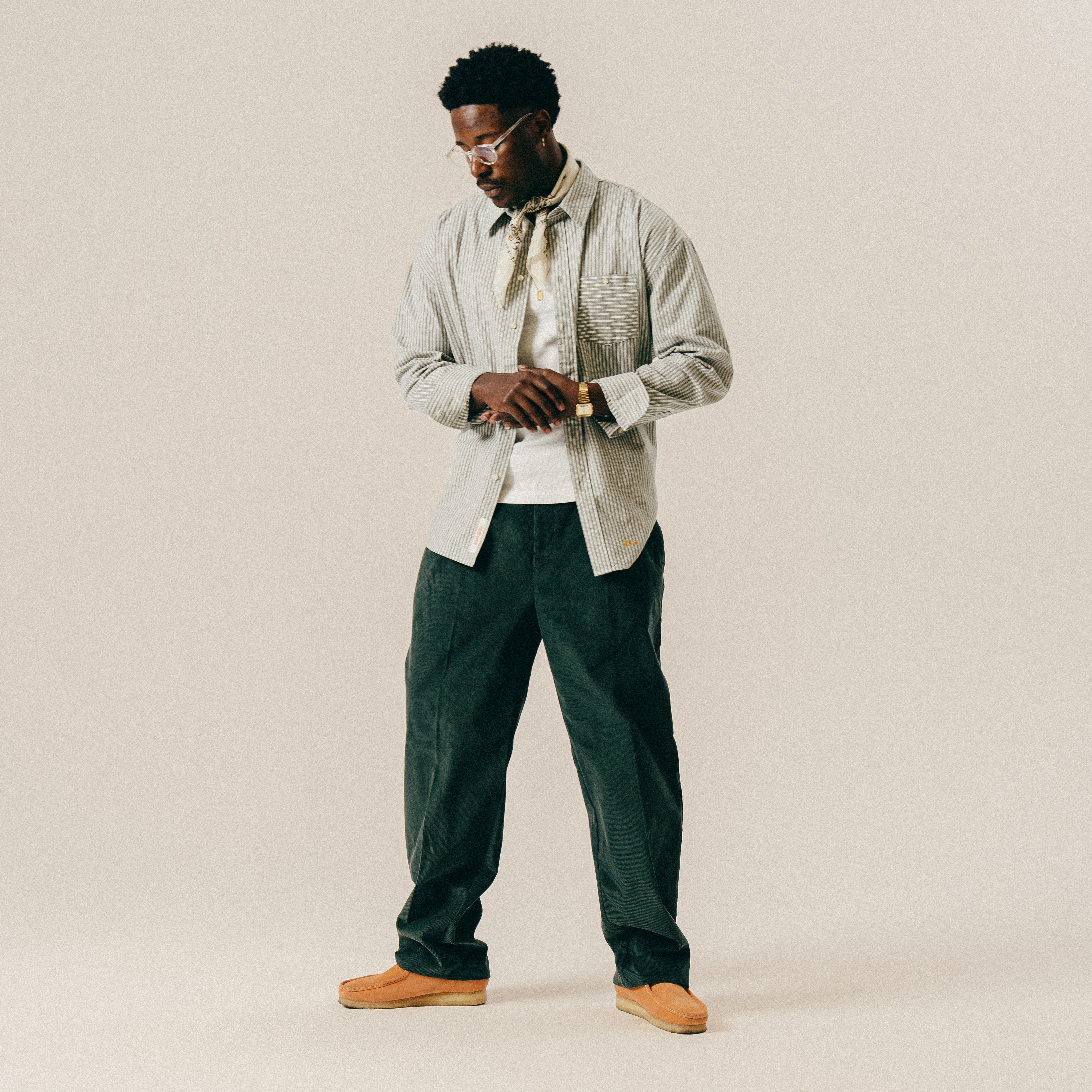 BLKVIS SCRIPT SHIRT - DARKEST SPRUCE