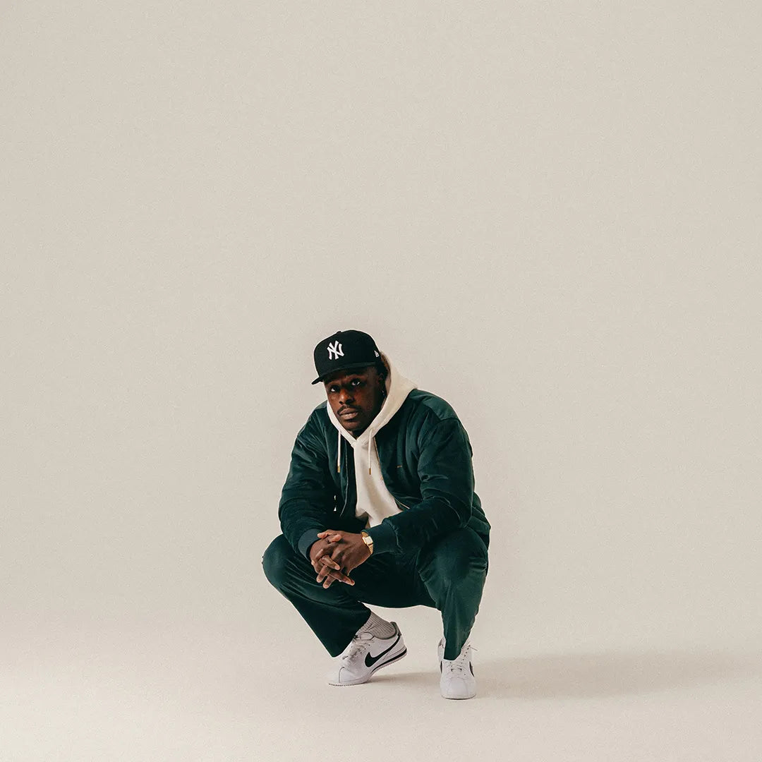 VELVET VARSITY JACKET - SEA MOSS