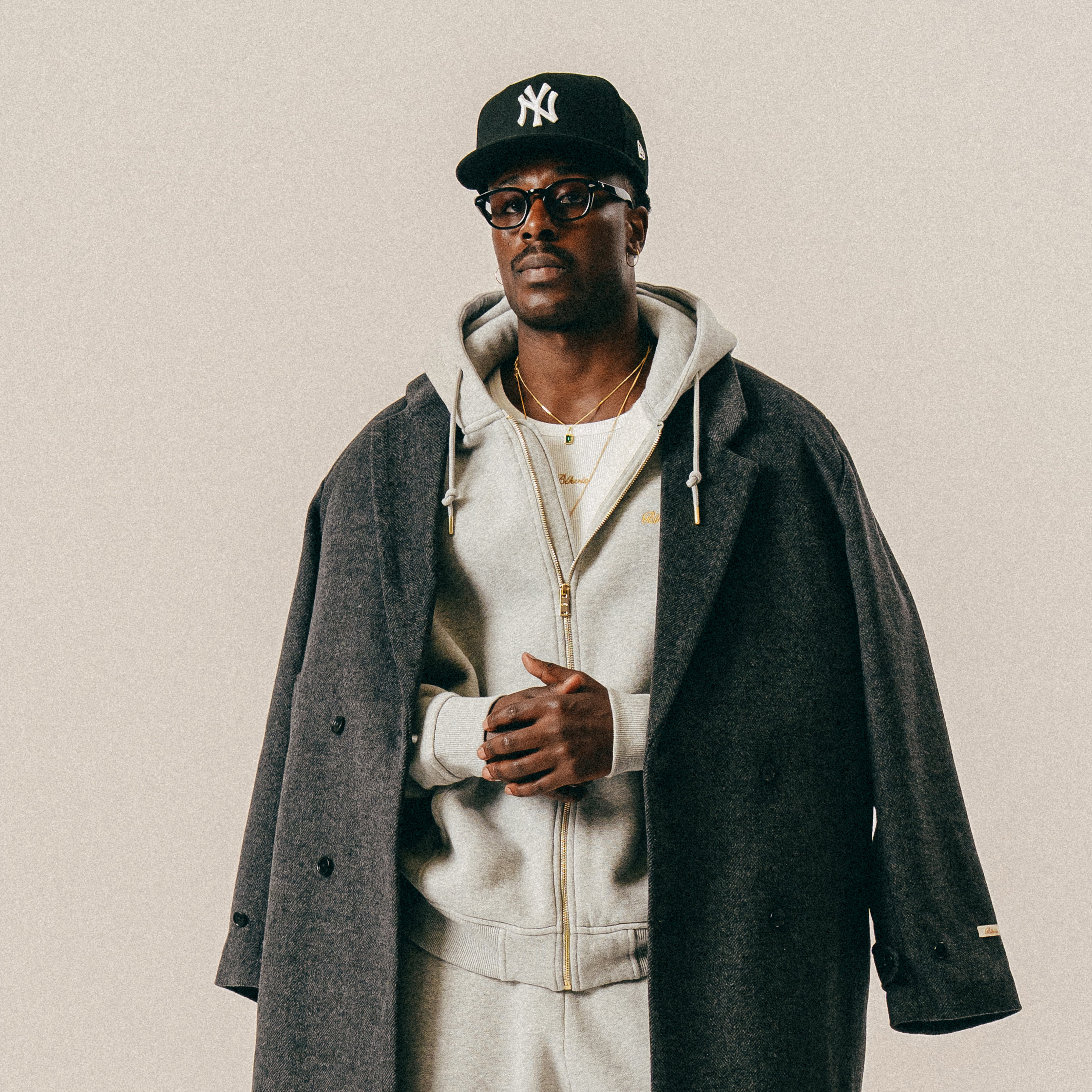 BLKVIS OVERSIZED COAT - BLACK