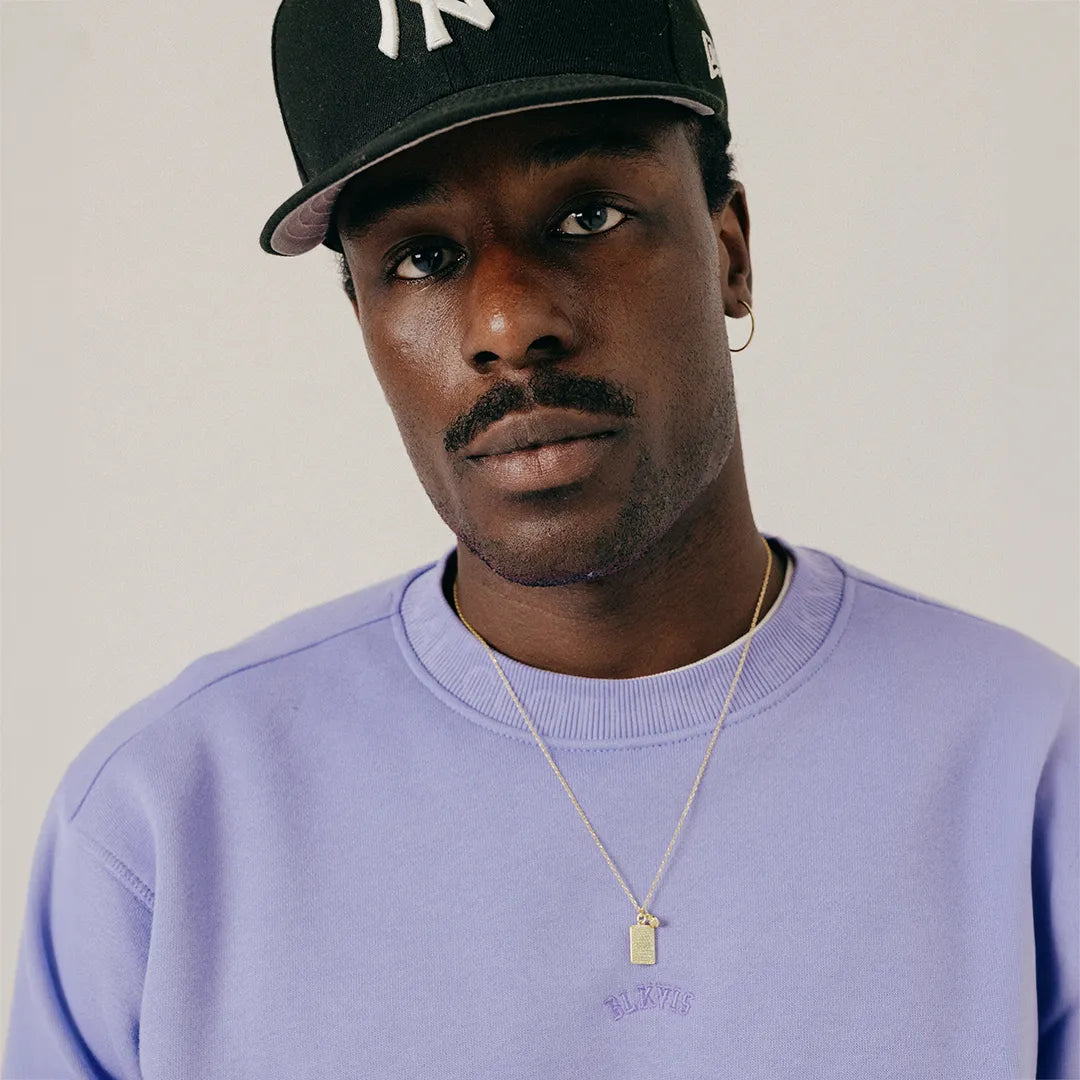 LETTERING CREWNECK - SAND VERBANA