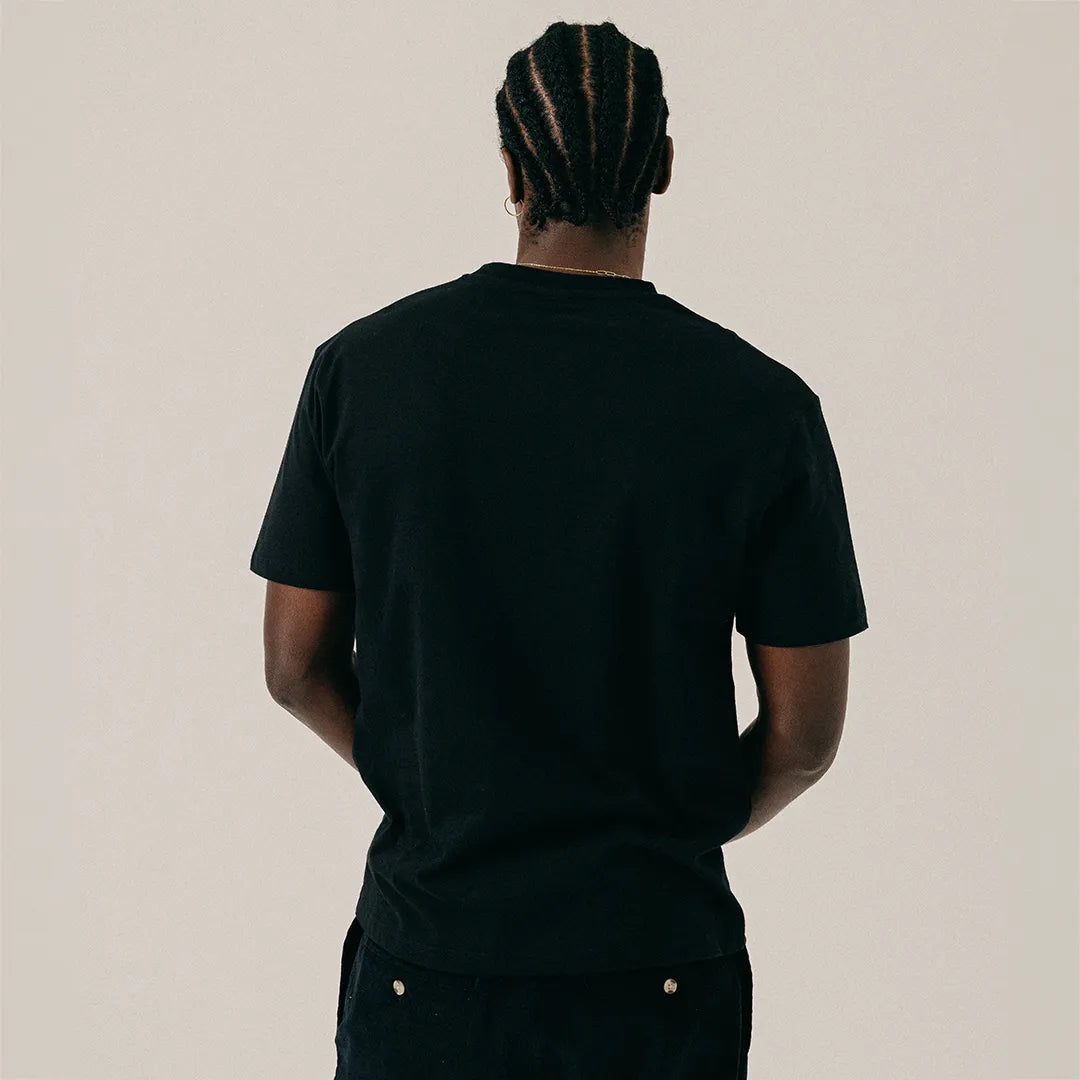 SCRIPT TEE - BLACK