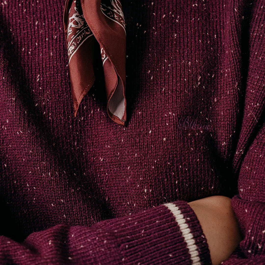 NEP CREWNECK SWEATER - DARK PURPLE
