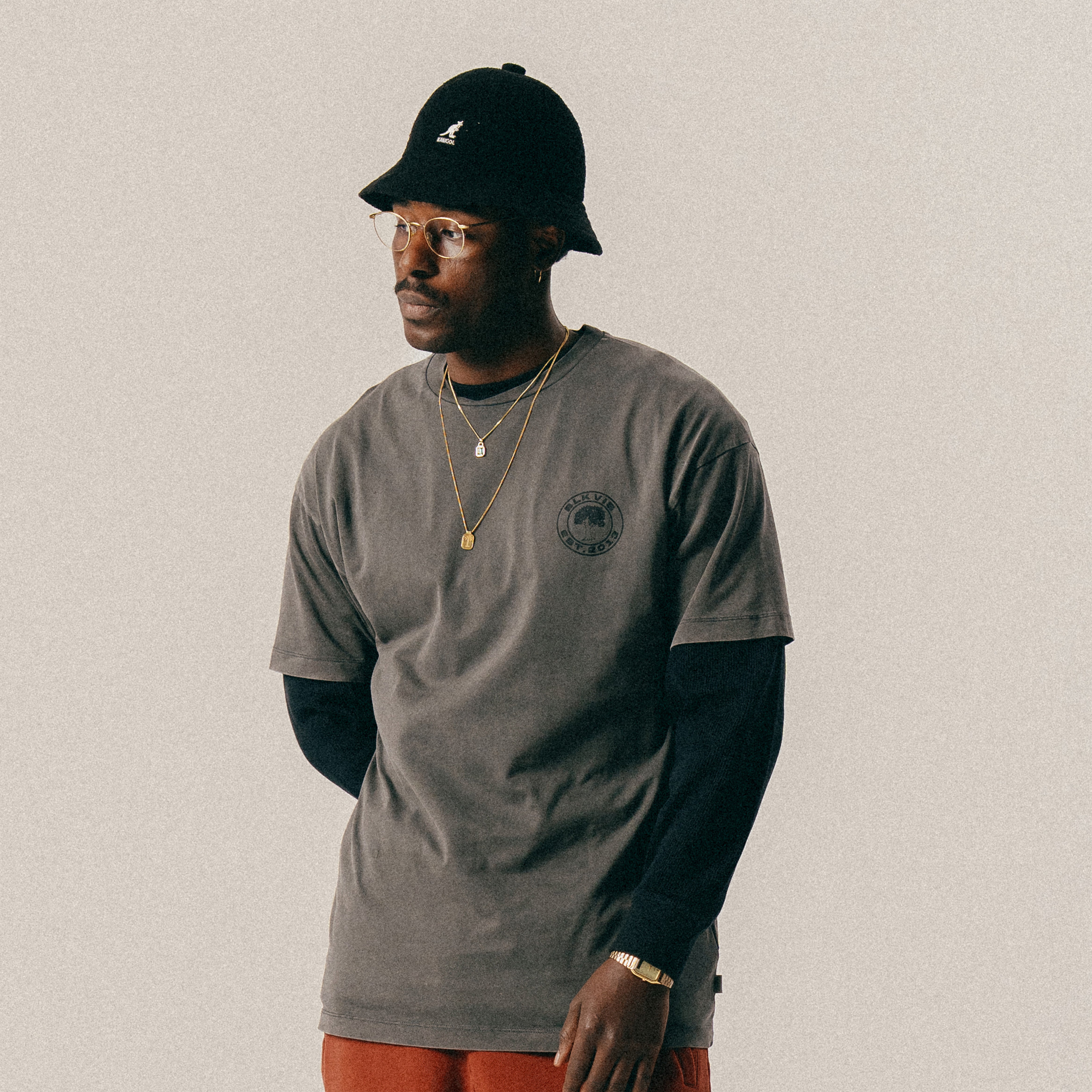 BLKVIS SOURCE GMT DYE TEE - BLACK