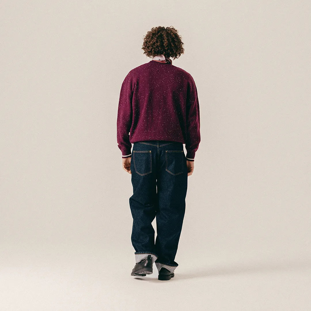 NEP CREWNECK SWEATER - DARK PURPLE