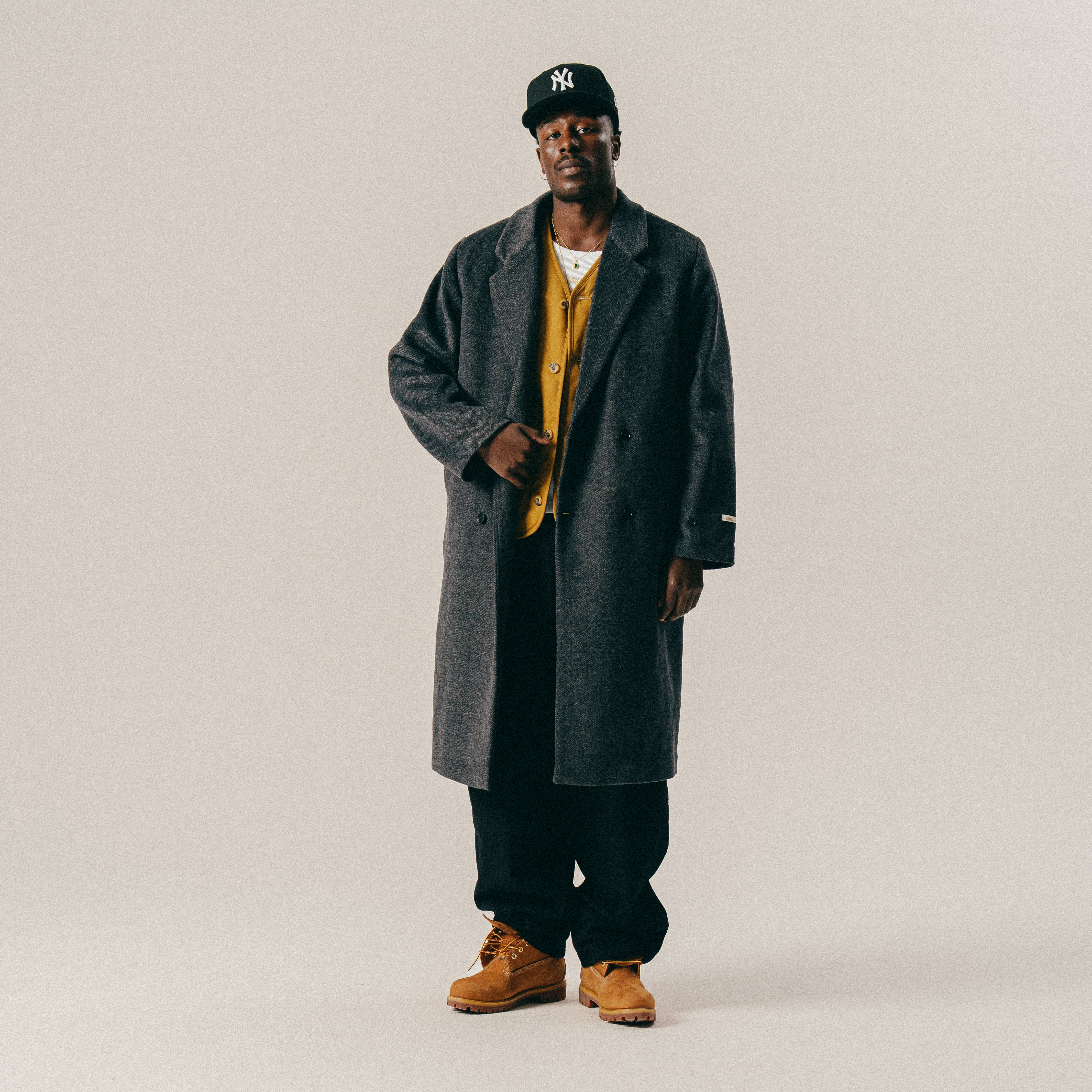 BLKVIS OVERSIZED COAT - BLACK