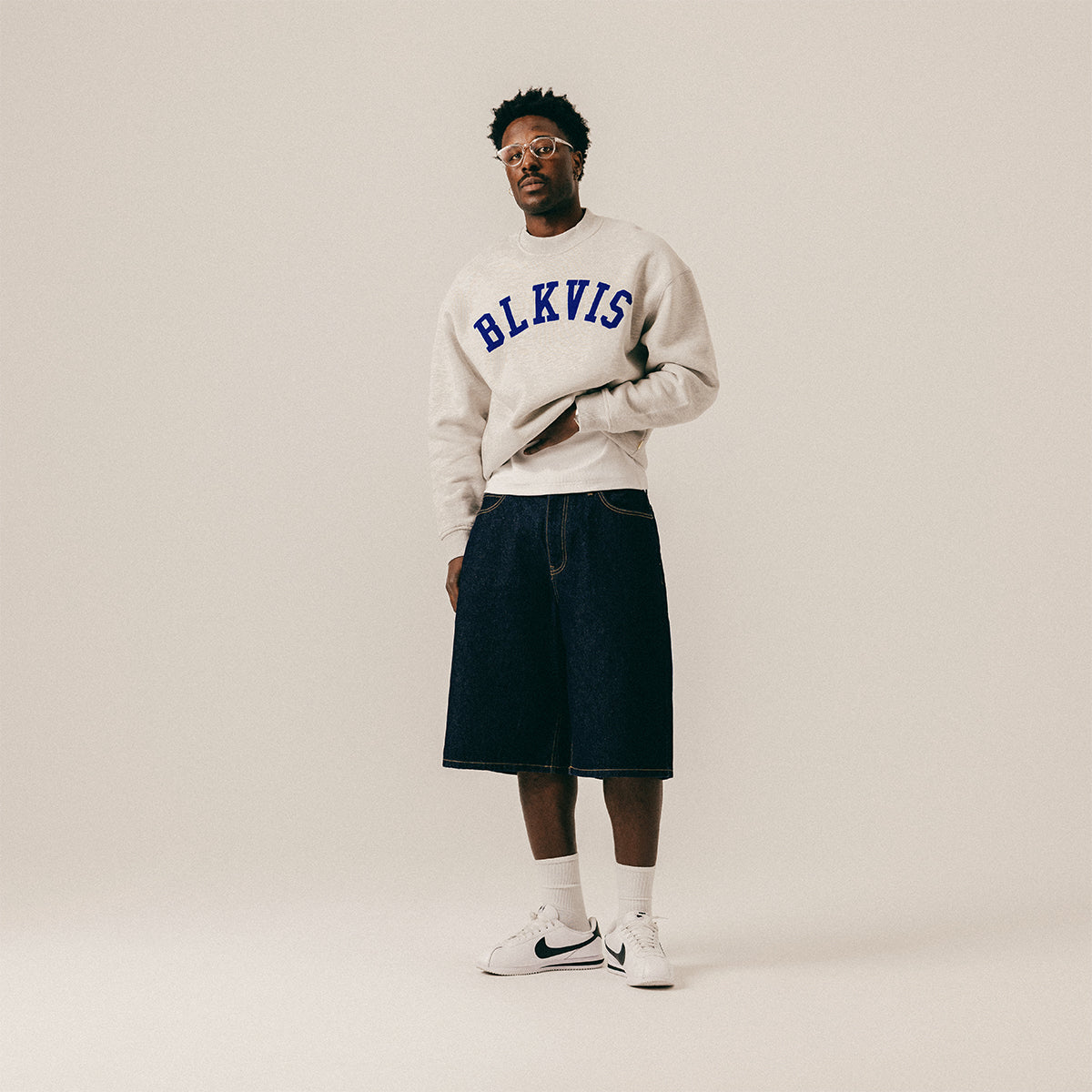 LOGO CREWNECK - LIGHT GREY HEATHER