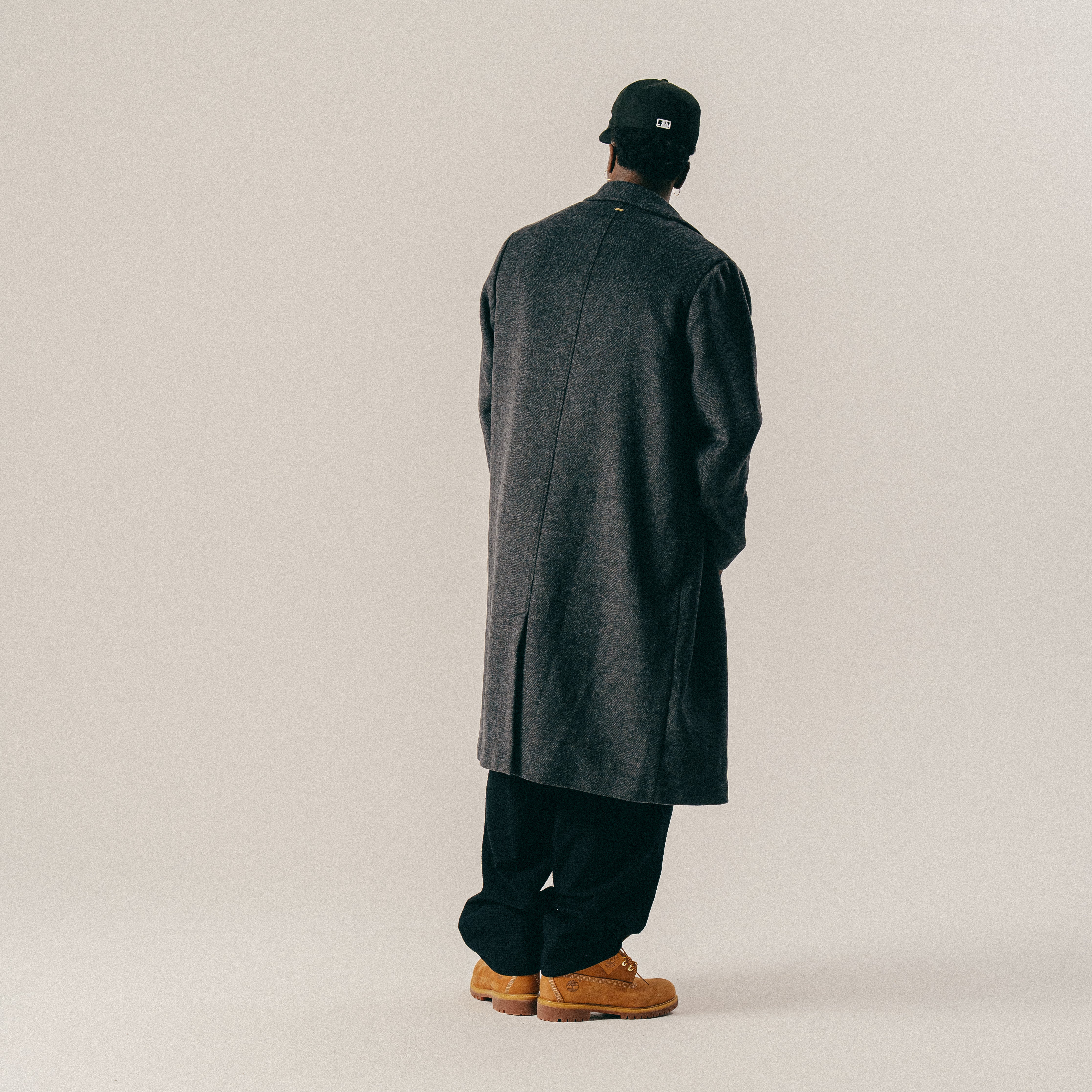 BLKVIS OVERSIZED COAT - BLACK