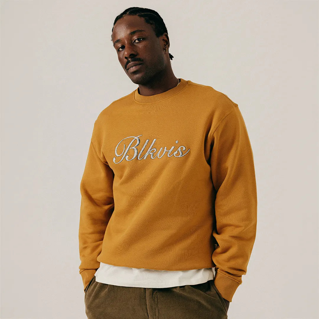 BOLD SCRIPT CREWNECK - WOOD THRUSH