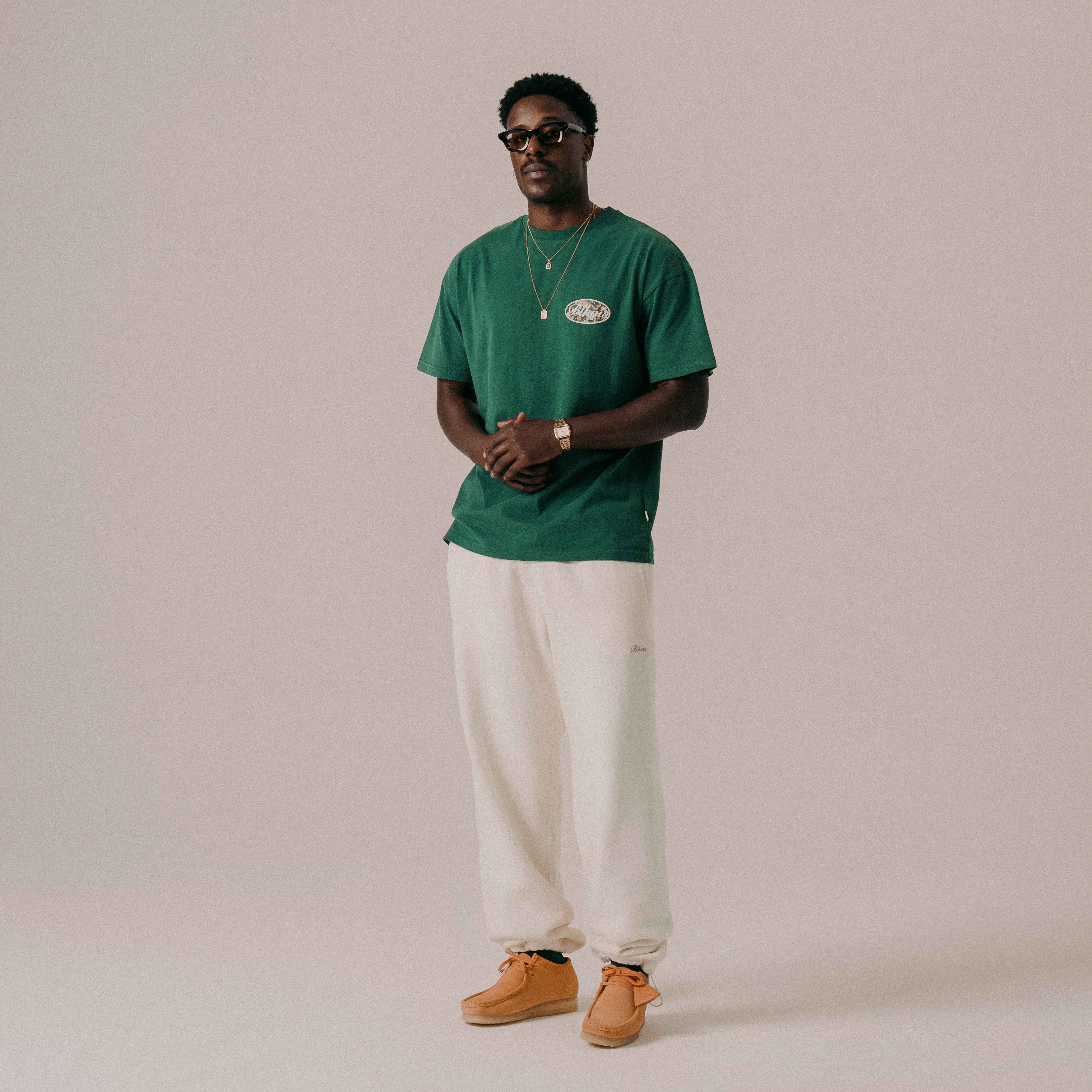 BLKVIS PAISLEY TEE - HUNTER GREEN