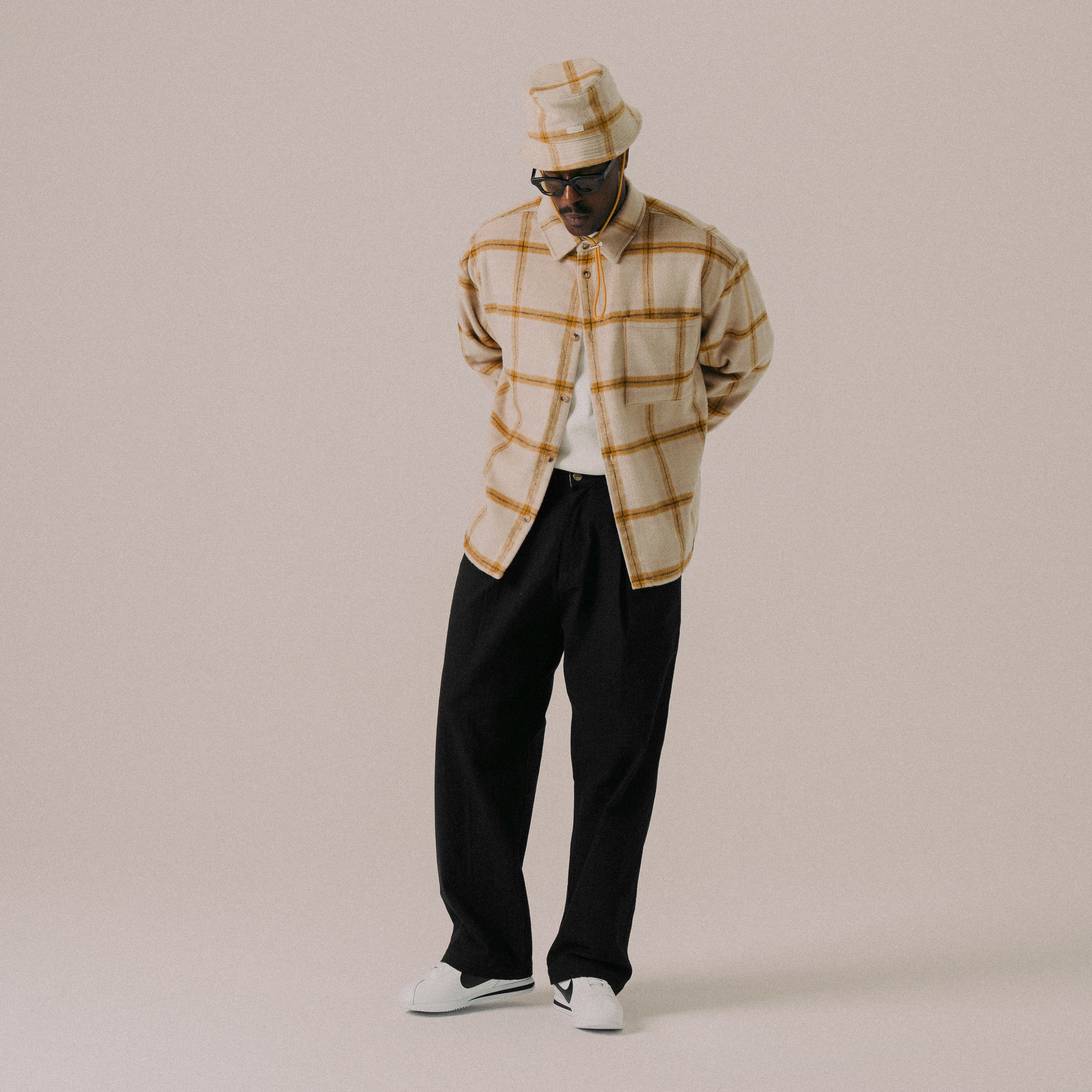 BLKVIS FLANELL OVERSHIRT - ANTIQUE WHITE