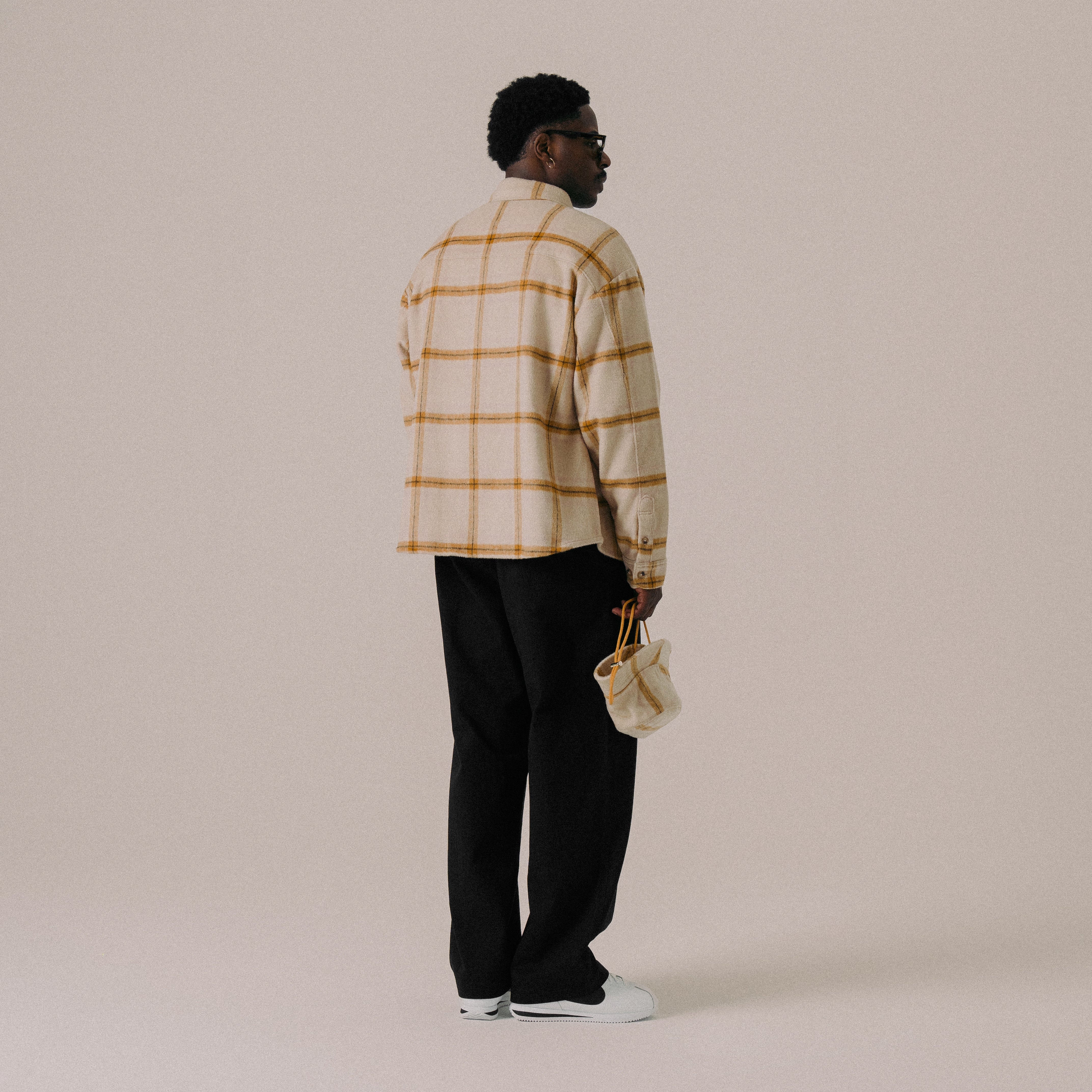 BLKVIS FLANELL OVERSHIRT - ANTIQUE WHITE
